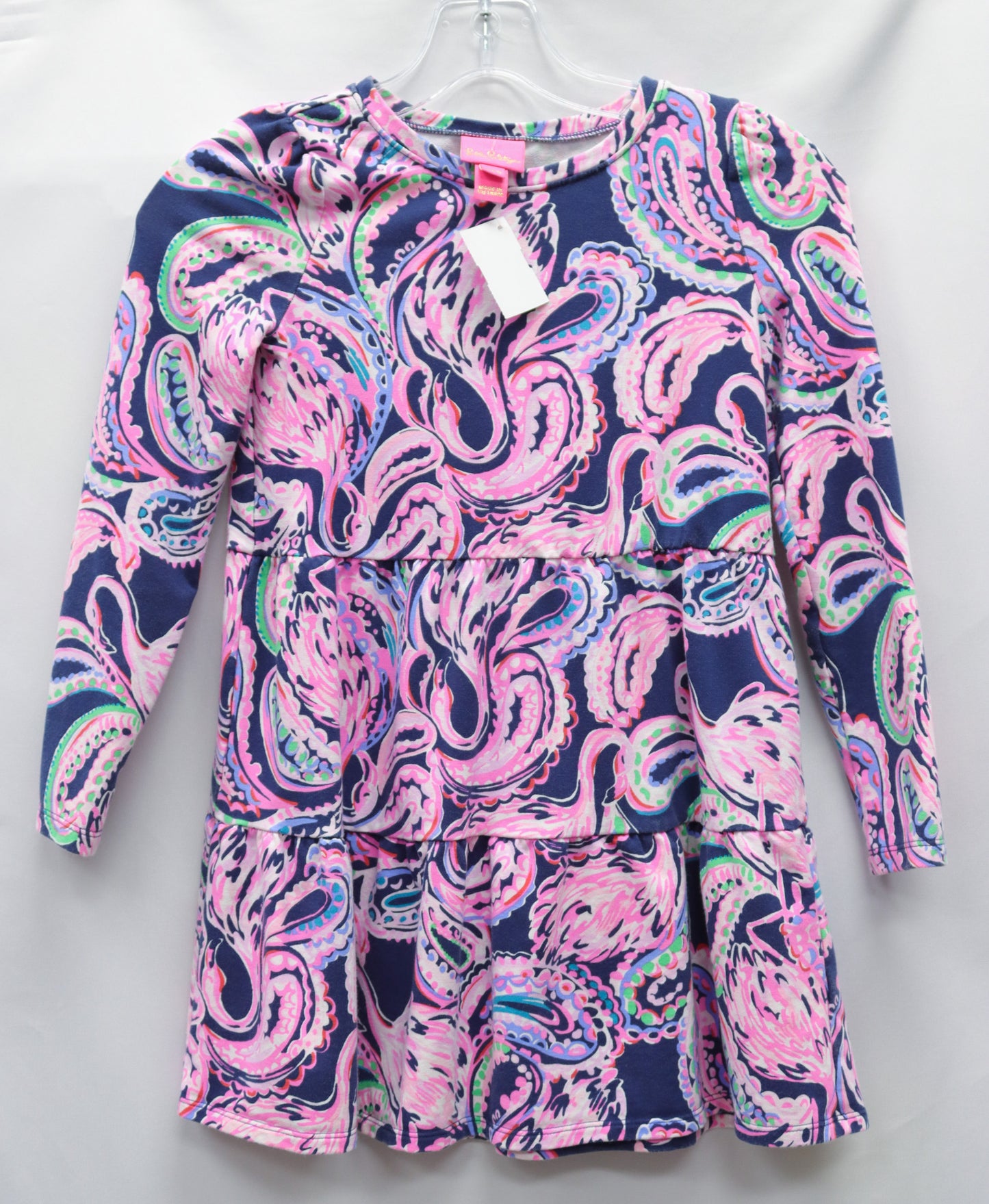 Lilly Pulitzer KIDS Flamingo LS Dress Size M