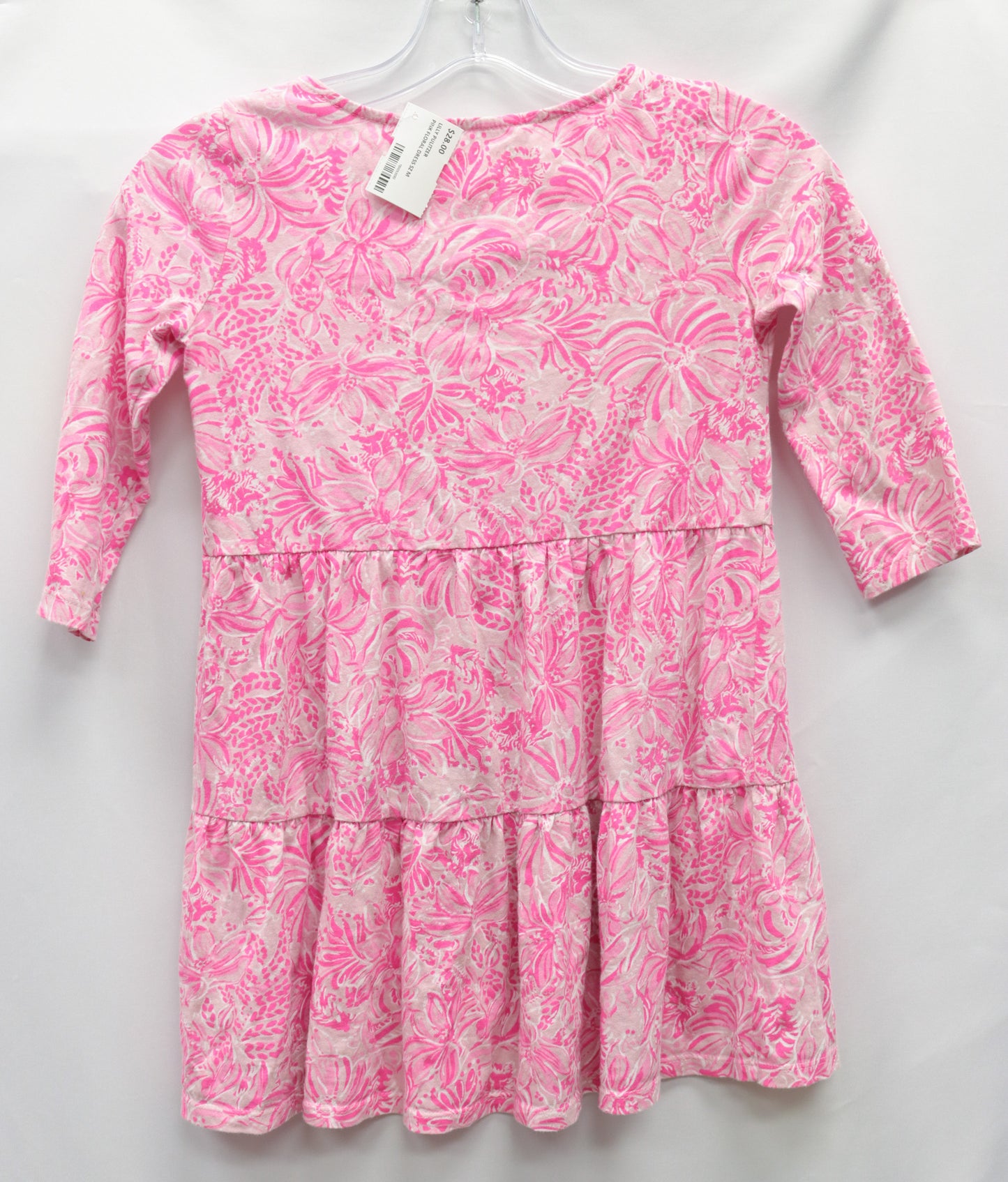 Lilly Pulitzer KIDS Pink Floral Dress Size M