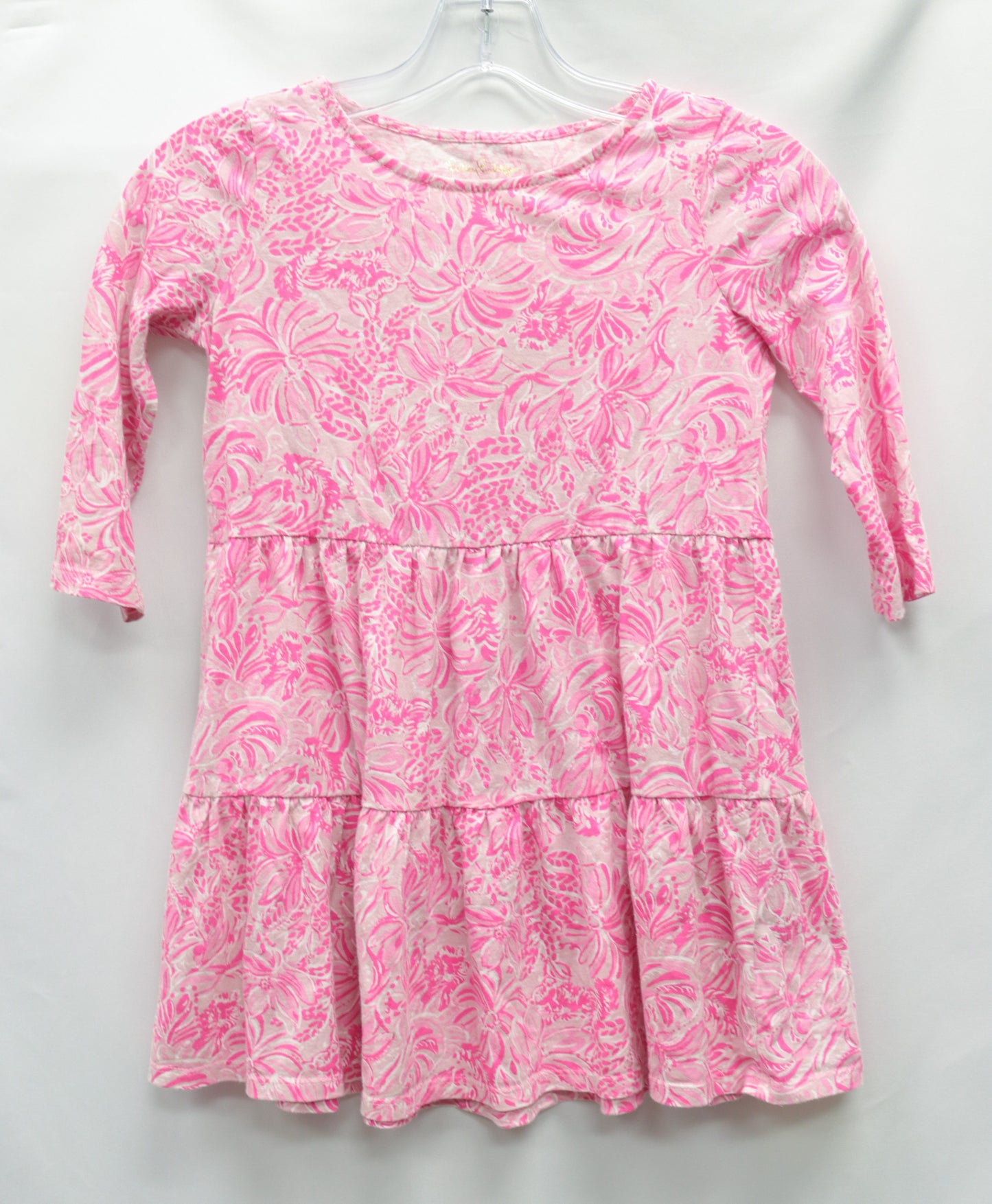 Lilly Pulitzer KIDS Pink Floral Dress Size M
