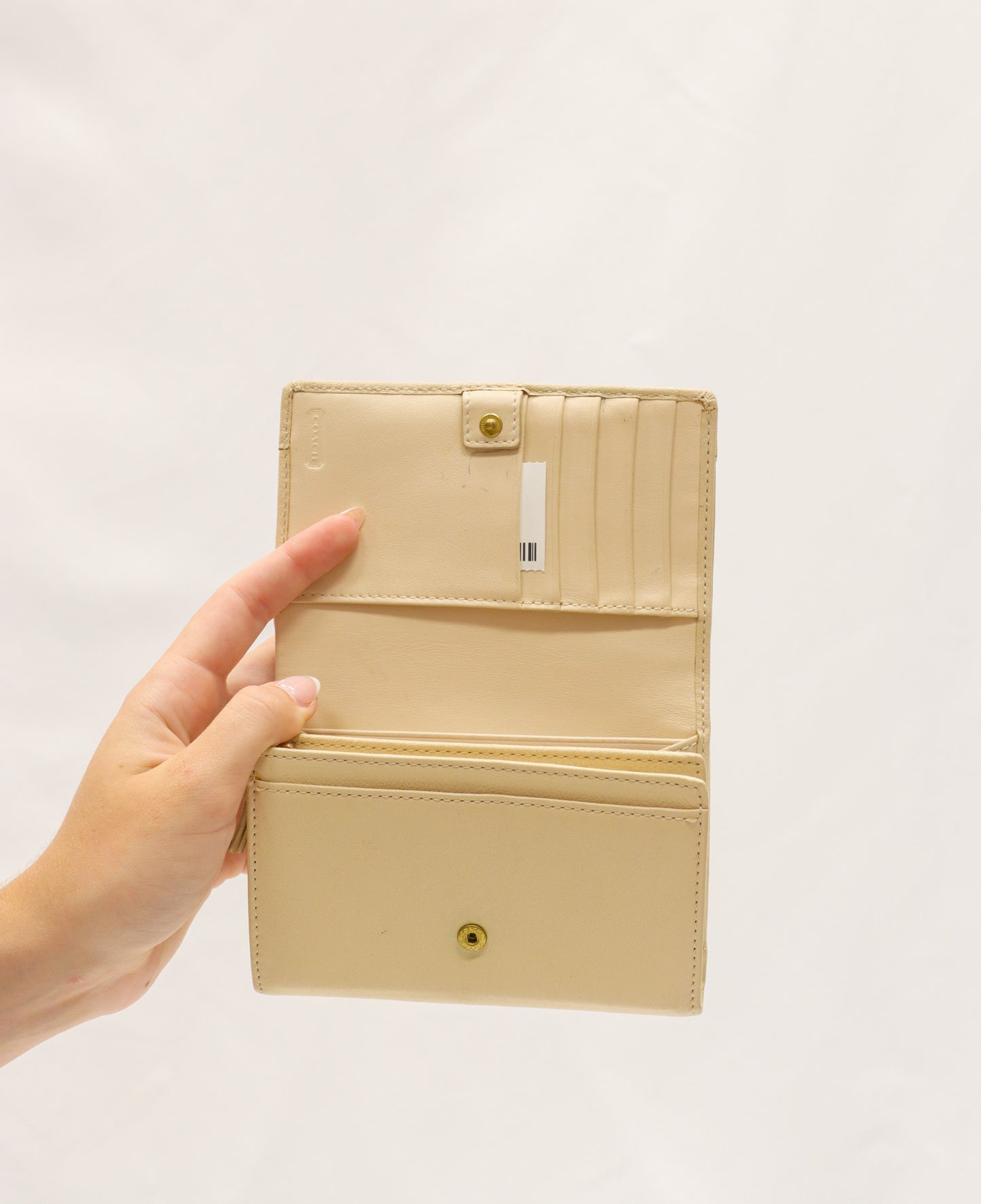 Coach Tan Wallet As Is