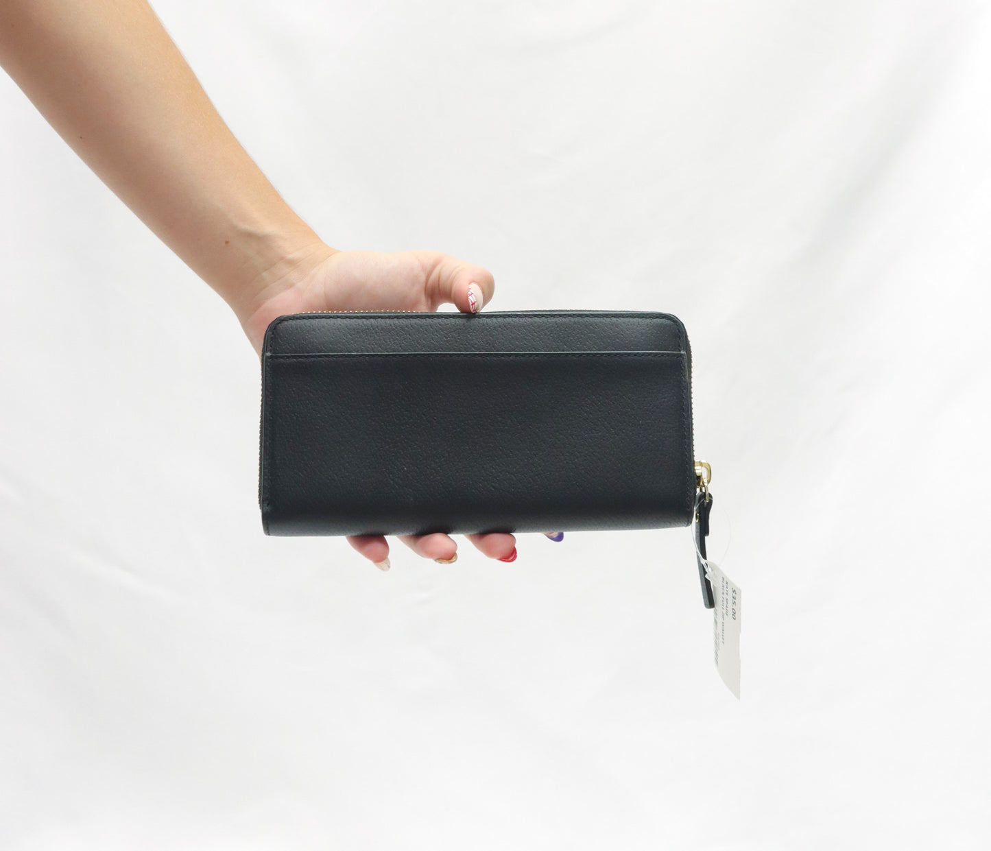 Kate Spade Black Full Zip Wallet