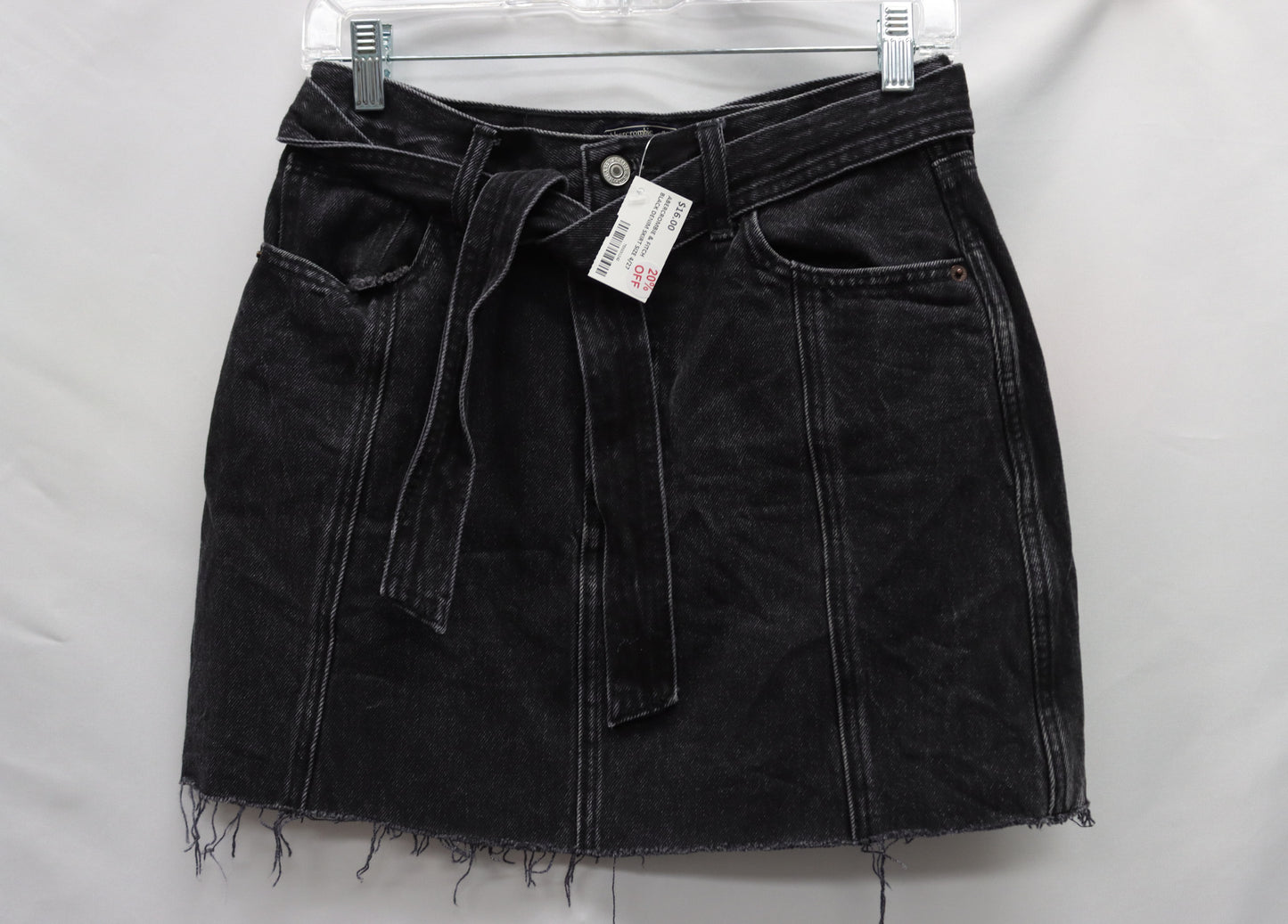 Abercombie & Fitch black Denim Skirt Size 4//27