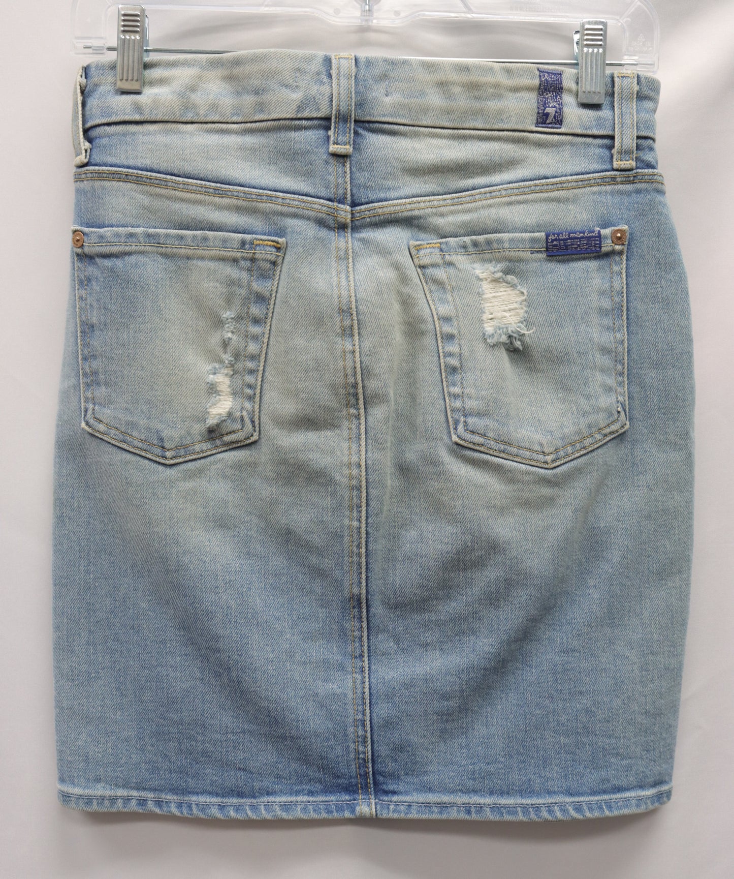 7 For All Mankind Denim Skirt Size 25