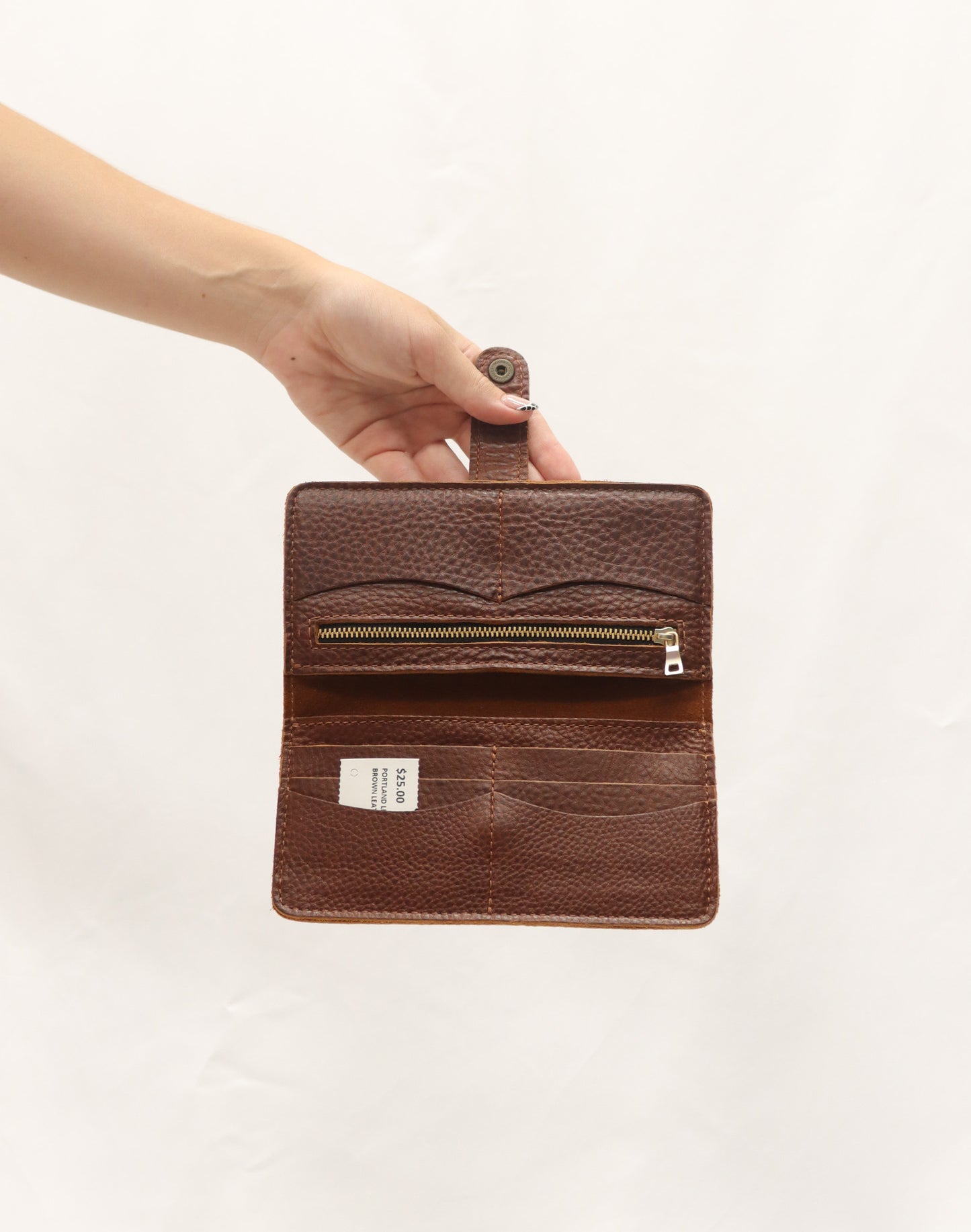 Portland Leather Goods Brown Leather Wallet