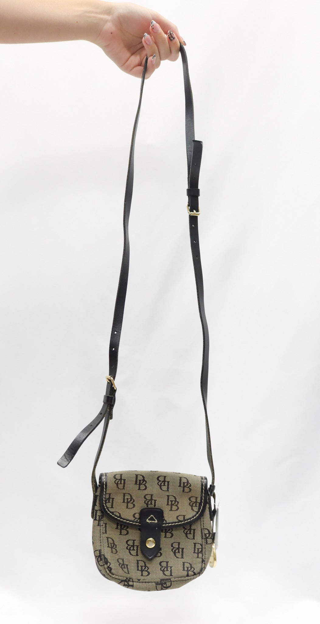 Dooney & Bourke Vintage Grey/Black Crossbody
