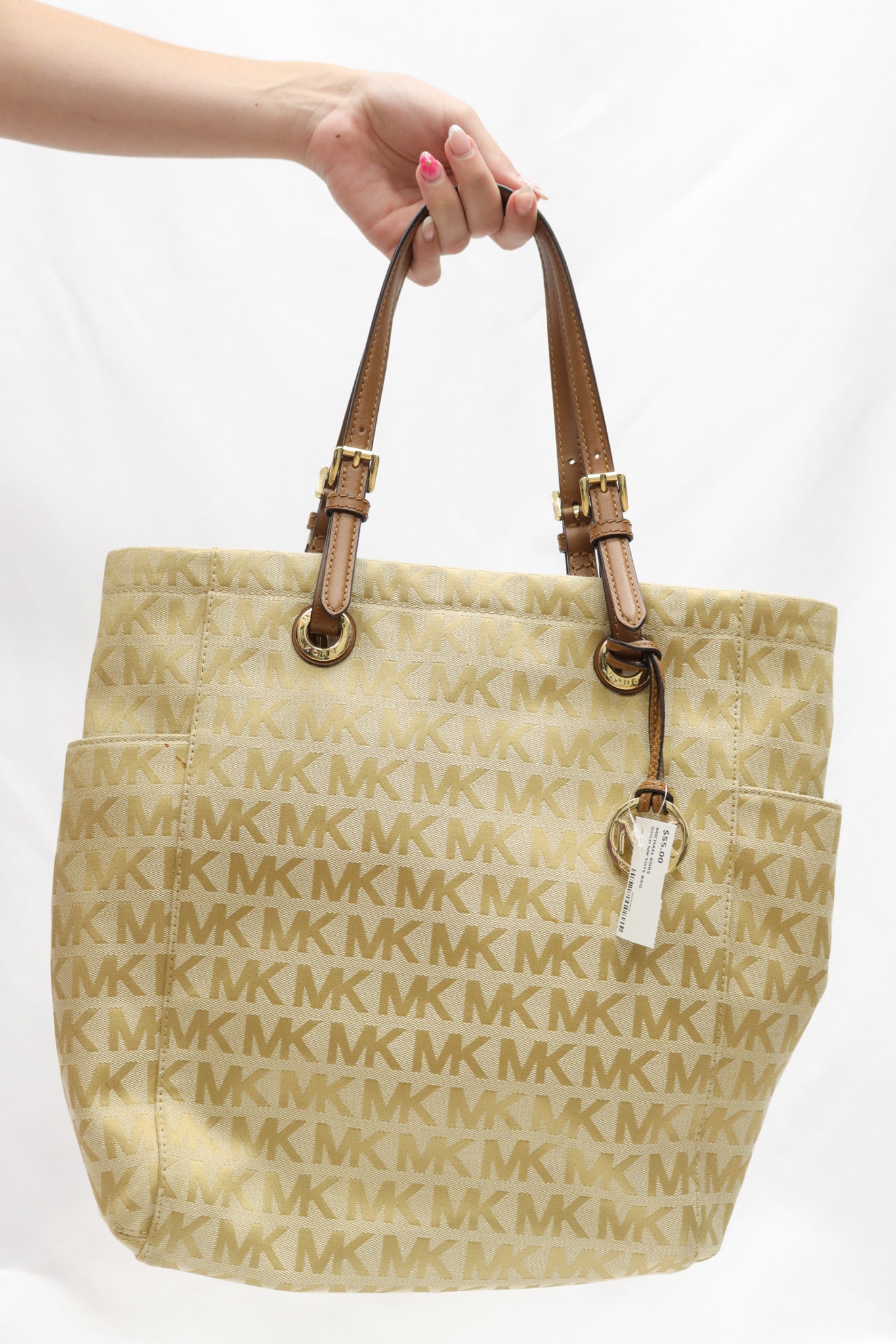 Michael Kors Gold Tote Bag