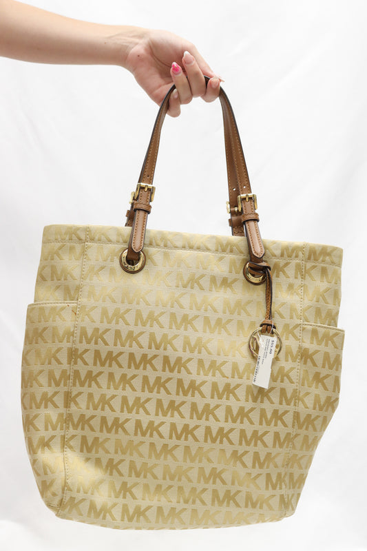 Michael Kors Gold Tote Bag