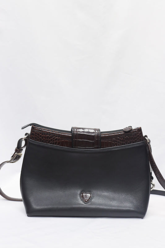 Brighton Black/brown Crossbody