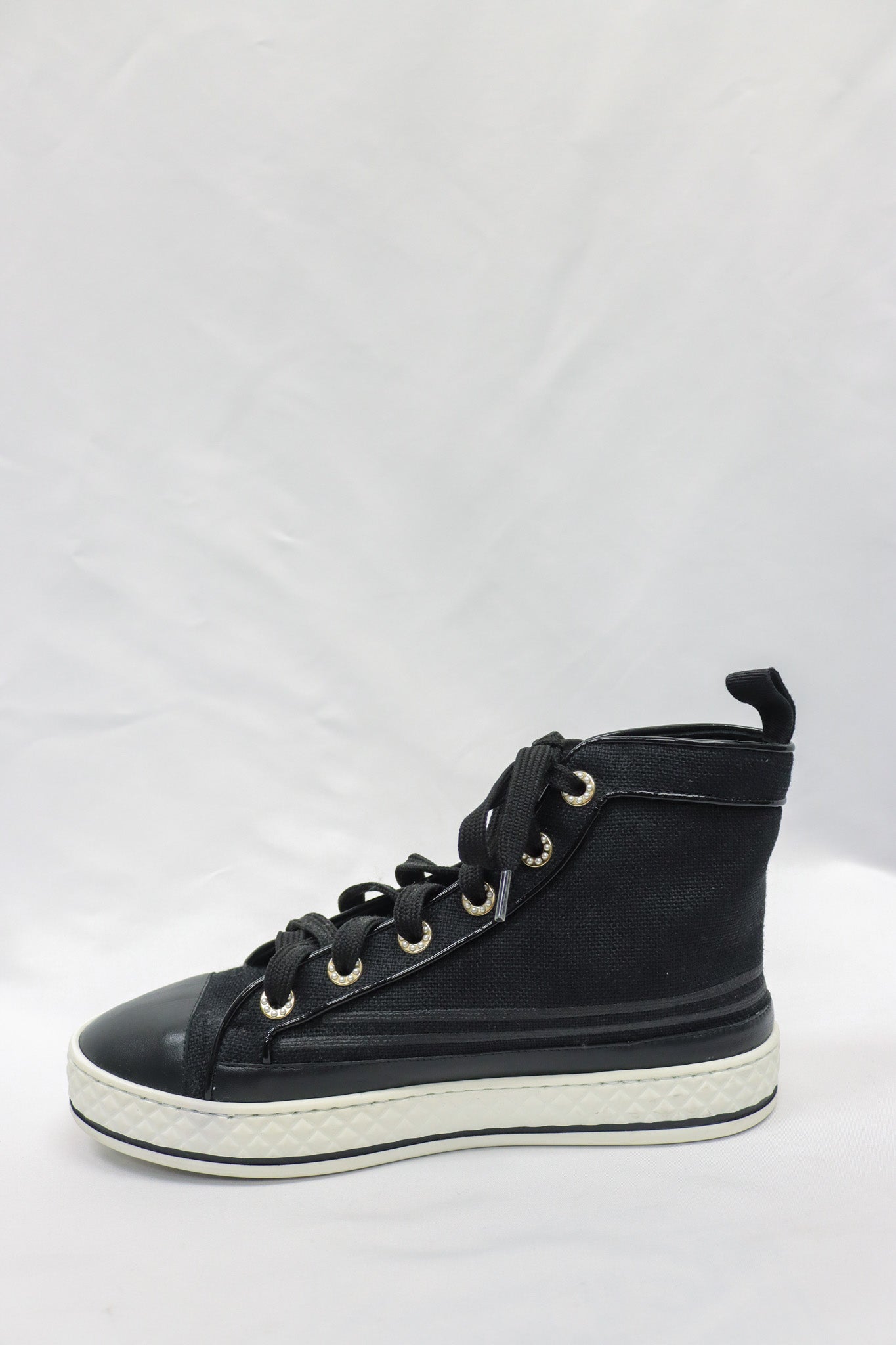 Chanel Black High Tops Size 38(8)