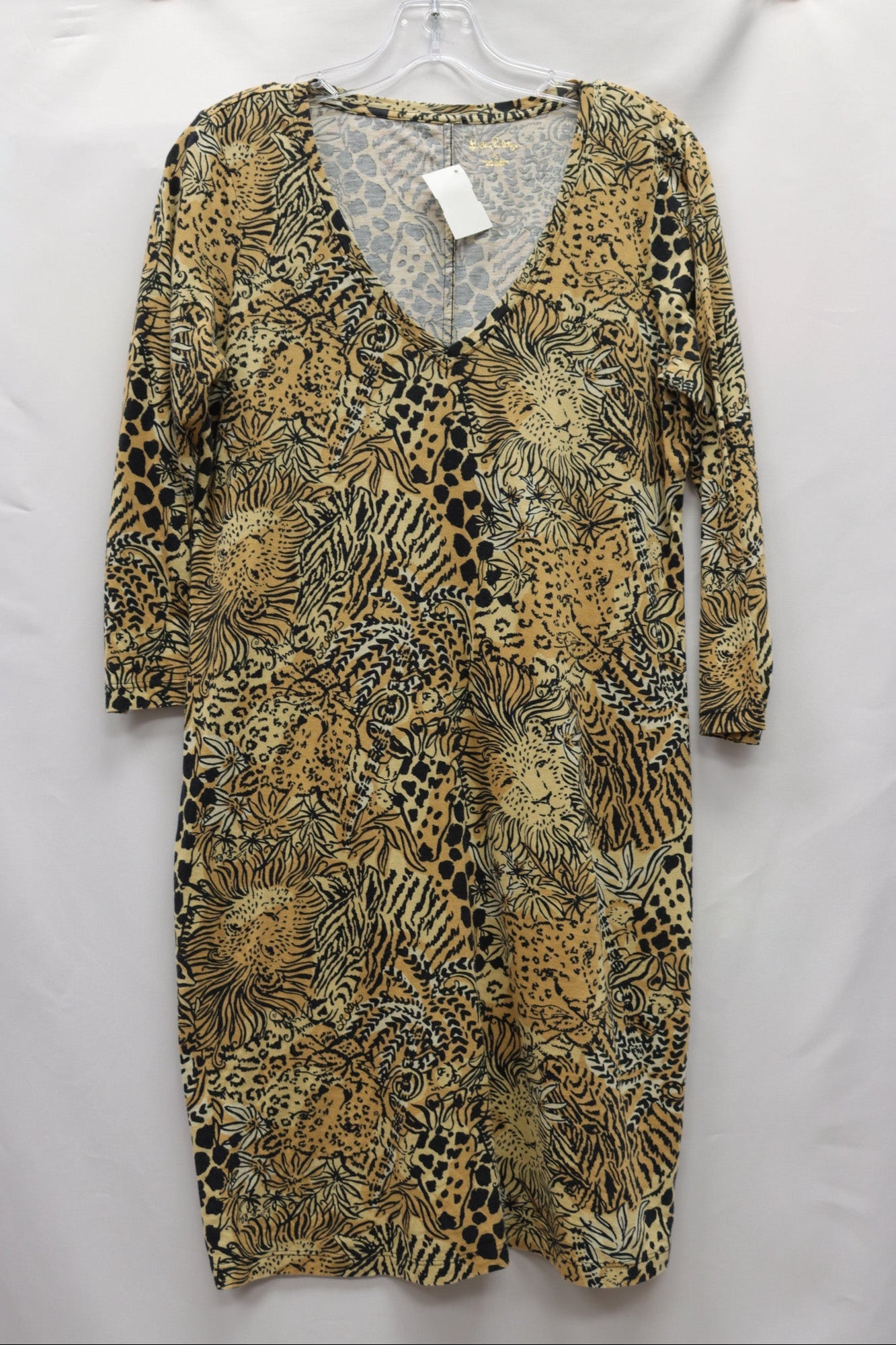 Lilly Pulitzer Brown/gold Dress size s