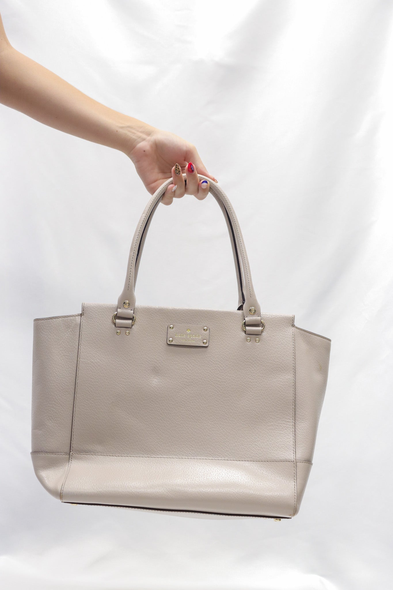 Kate Spade Grey Tote Bag