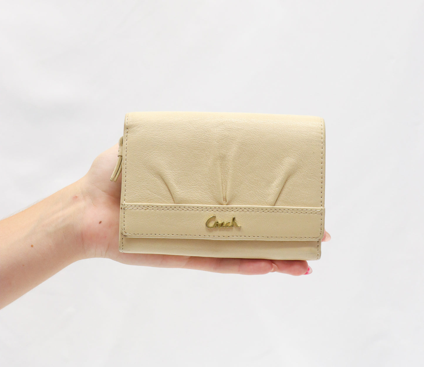 Coach Tan Wallet As Is
