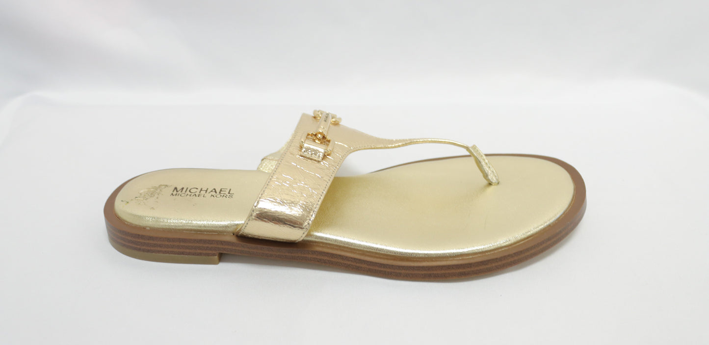 Michael Kors Gold Sandals Size 9.5