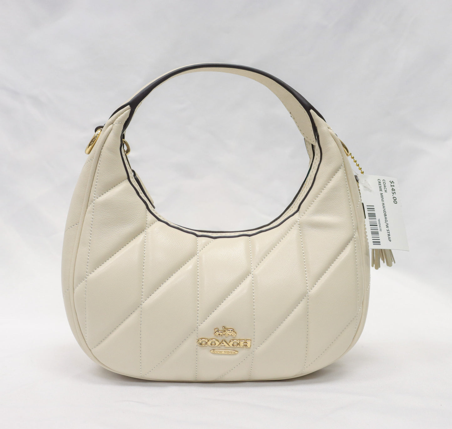 Coach Creme Mini Hnadbag W Strap