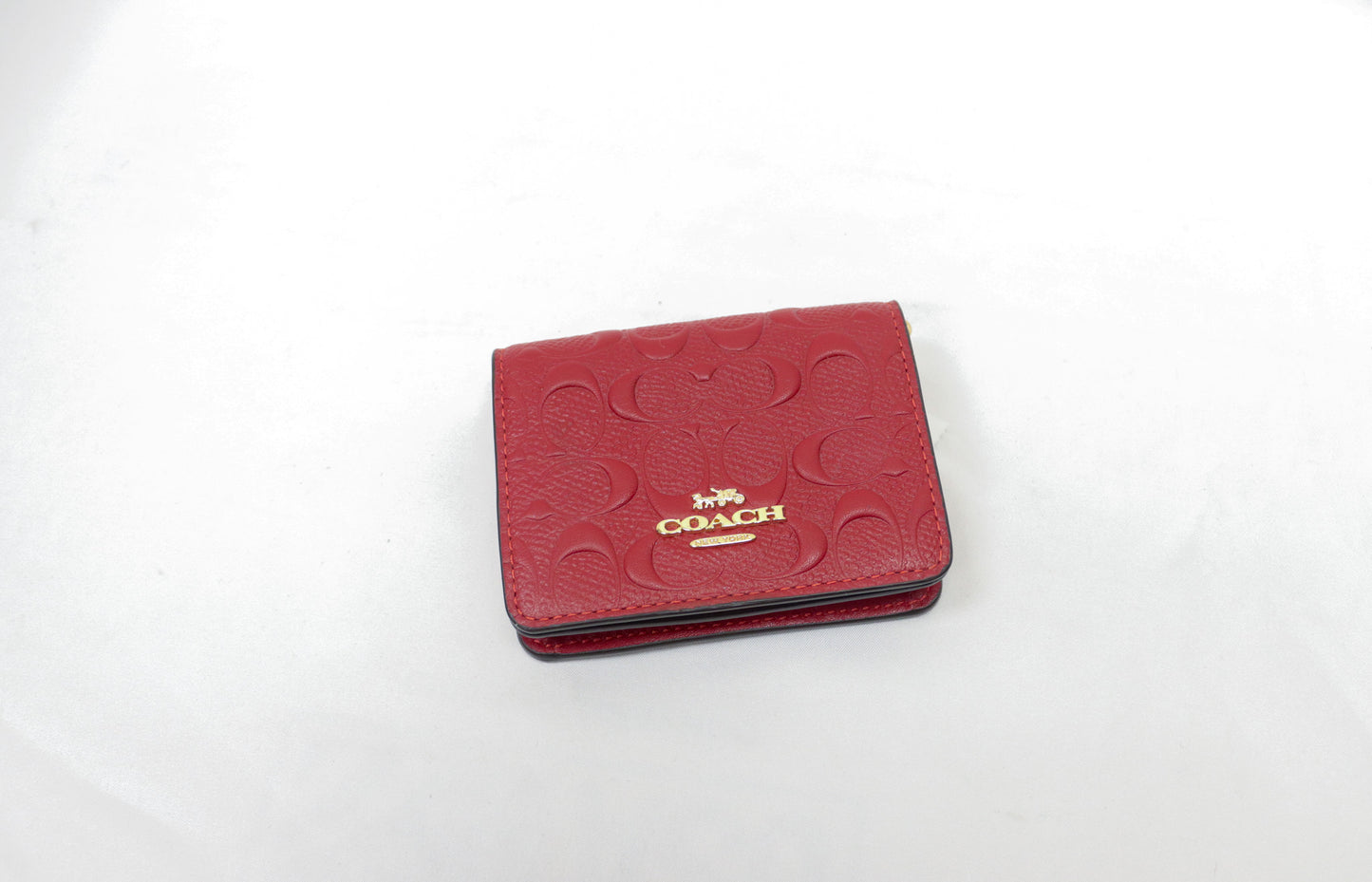 Red Coach Wallet