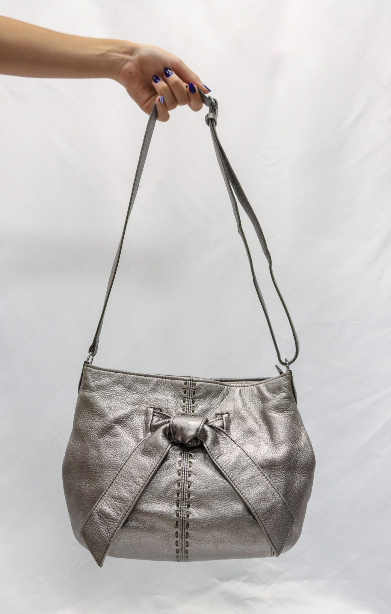 Brighton Silver Crossbody Bag