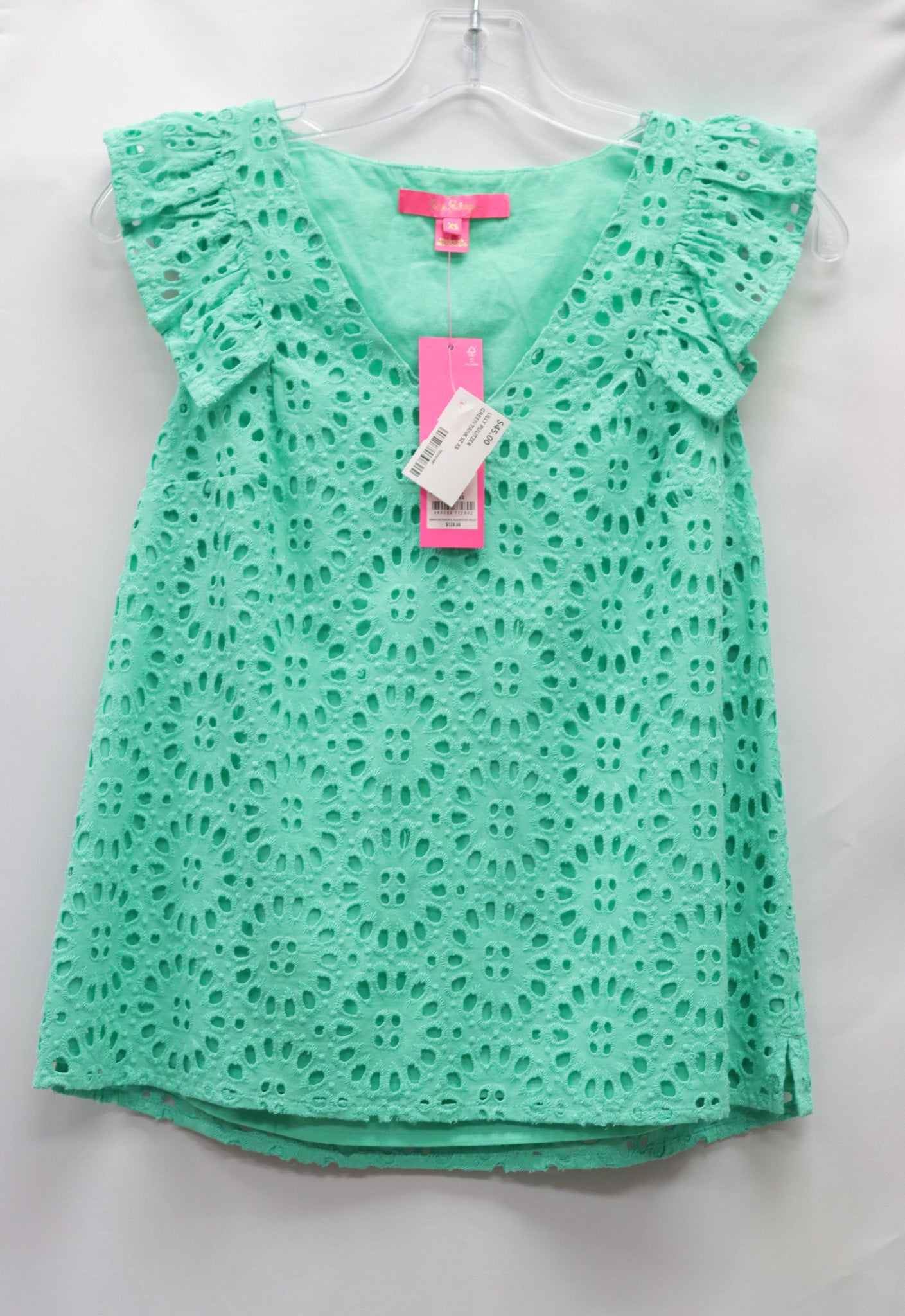 Lilly Pulitzer Green Tank Size Xs NWT