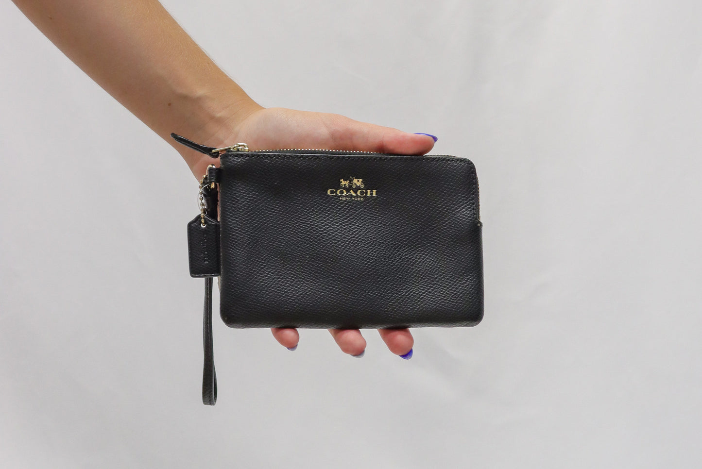 Coach Black Wristlet