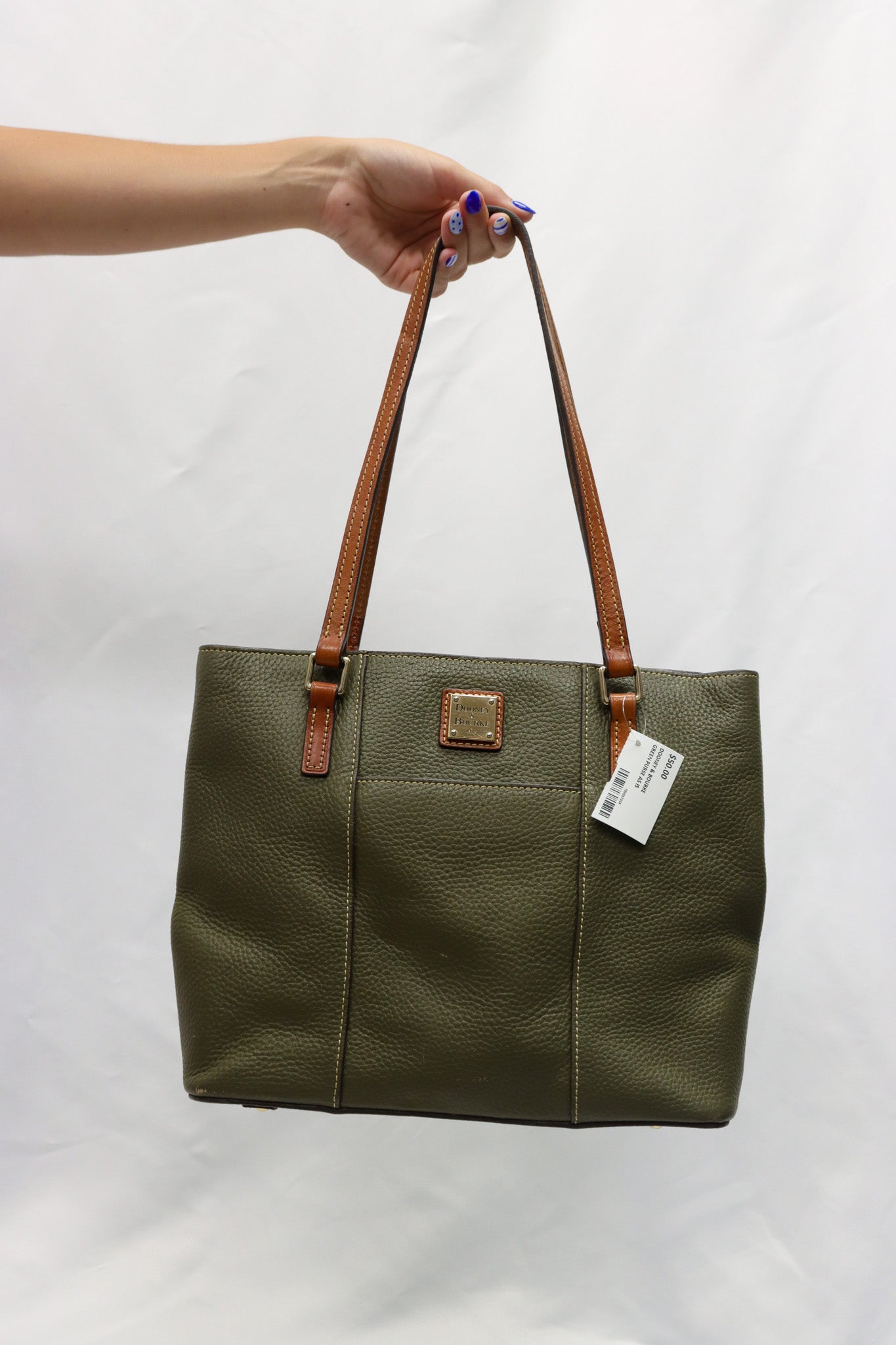 Dooney & Bourke Green purse as is