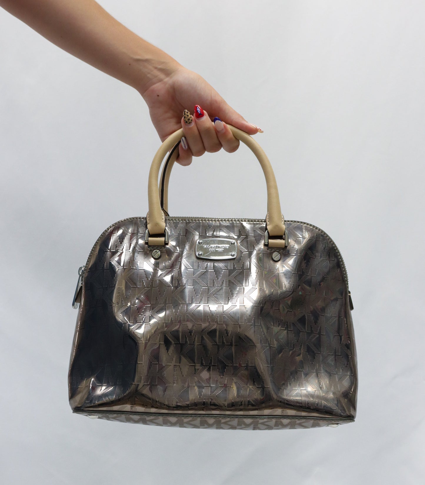 Michael Kors Grey Tote Bag