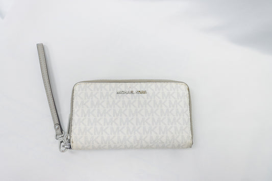 Michael Kors White Wristlet