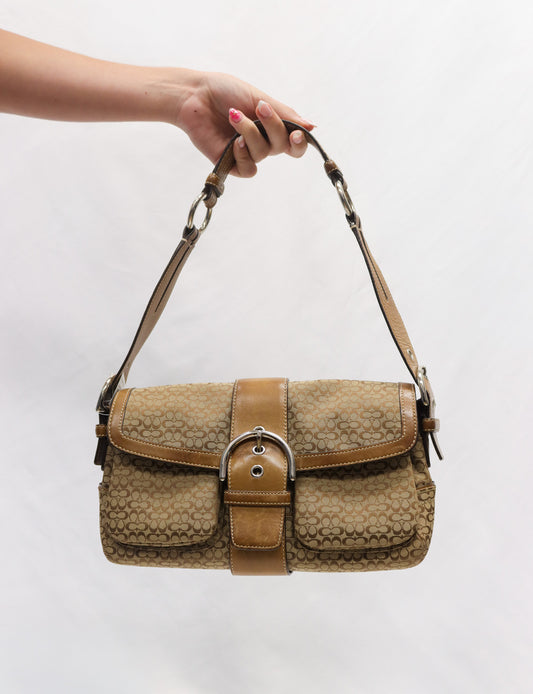 Coach Y2K Brown Shoulder Bag