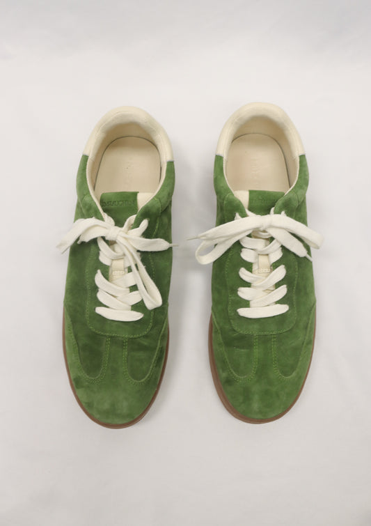 Green Suede Shoes Size 9.5