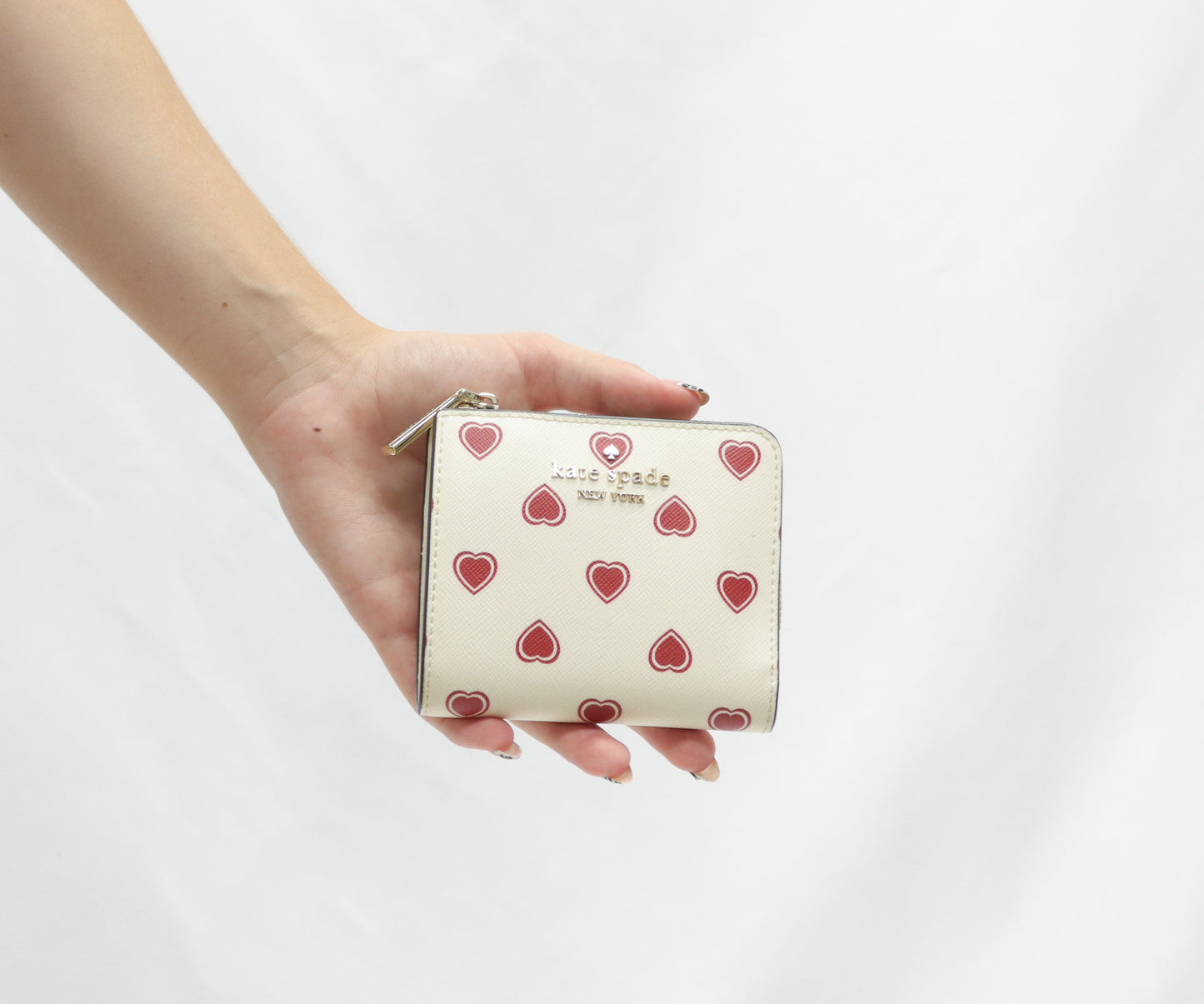 Kate Spade Red Heart Wallet w box