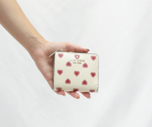 Kate Spade Red Heart Wallet w box