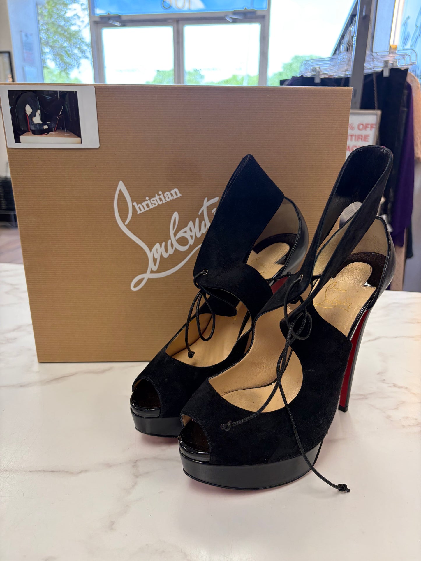 Christian Louboutin CAMPANINA 150 SIZE 38.5 #24