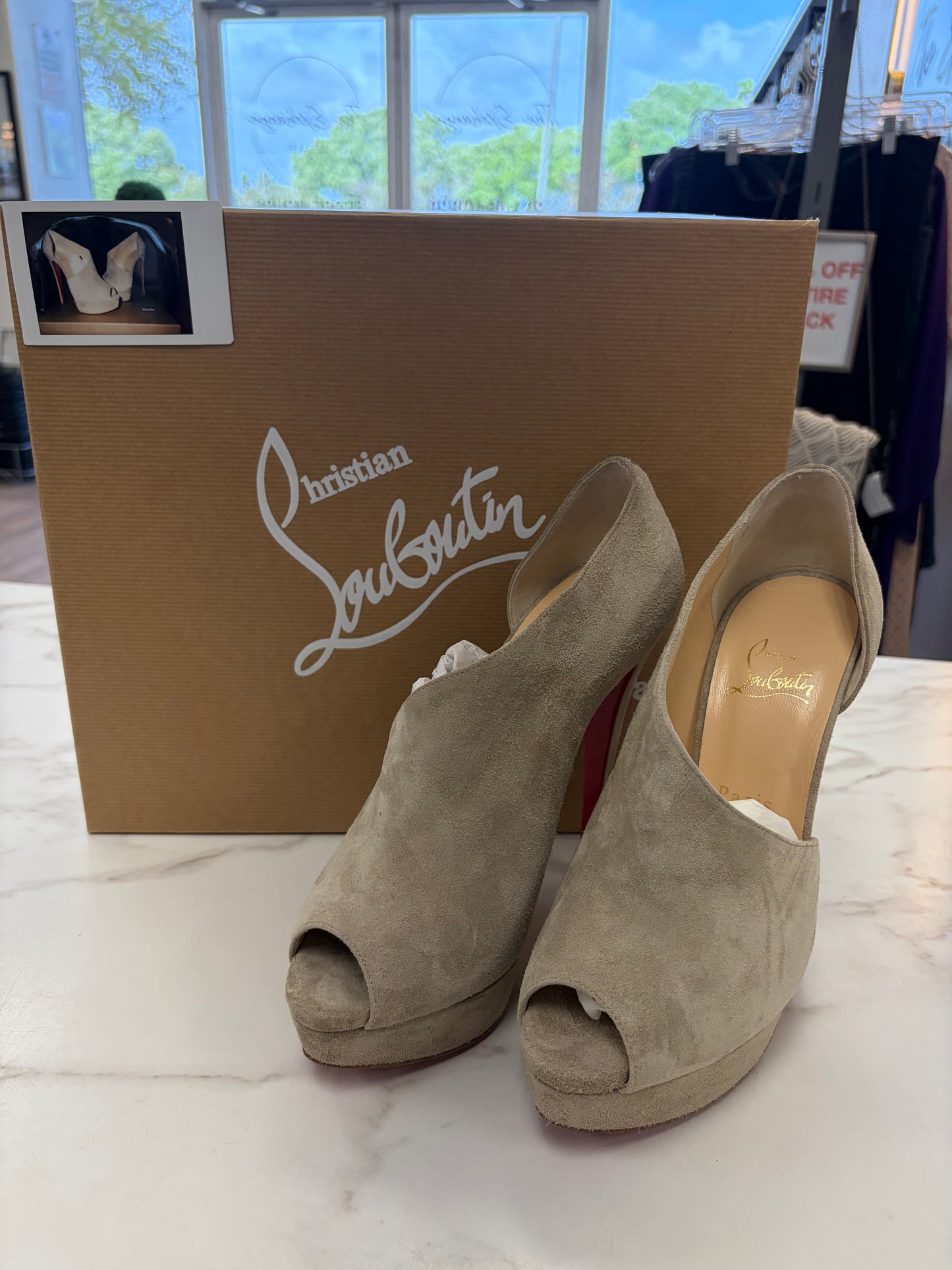 Christian Louboutin VERITA 150 VEAU SZ 38.5 #16