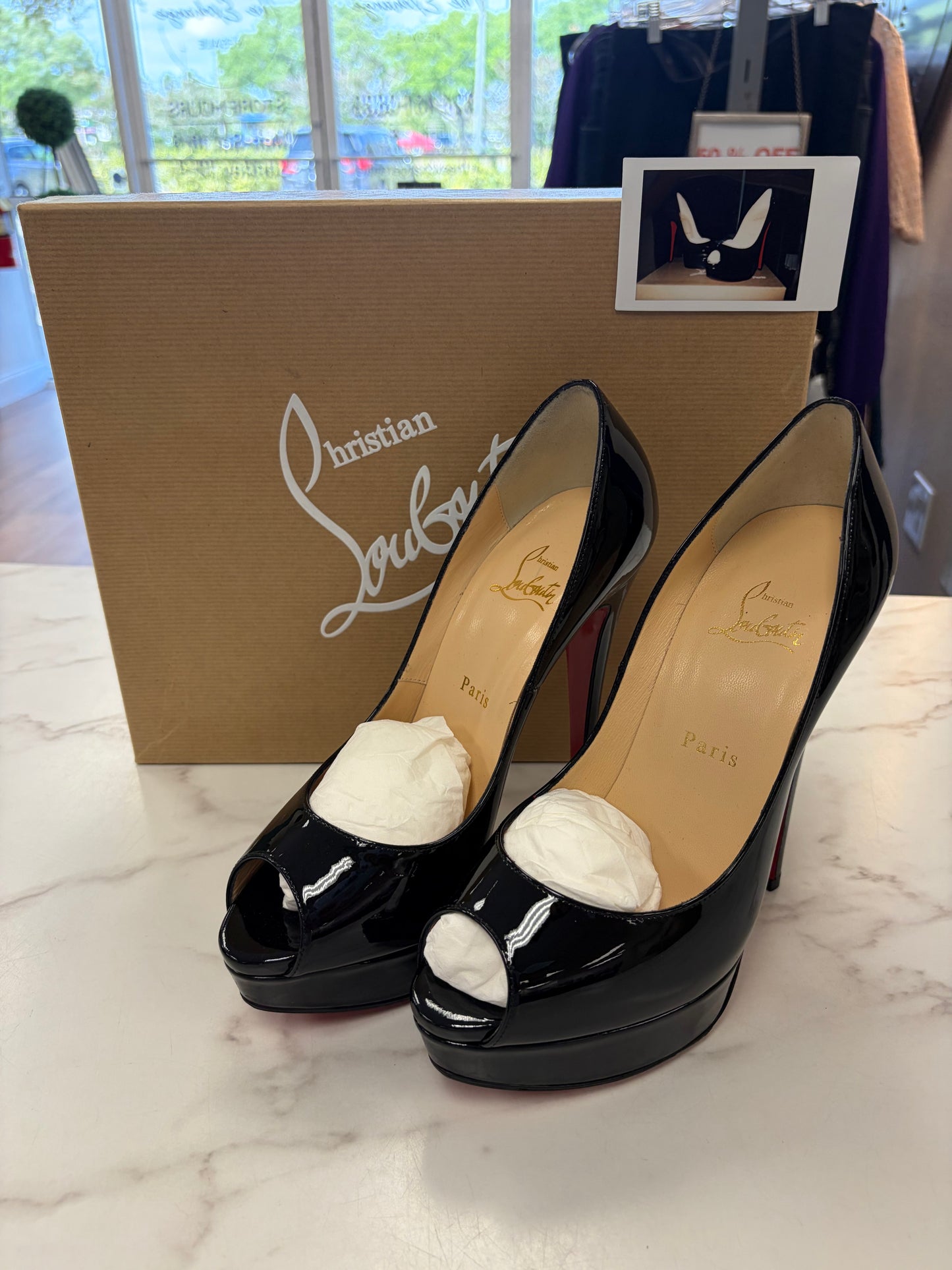 Christian Louboutin LADY PEEP 150 SIZE 38.5 #3