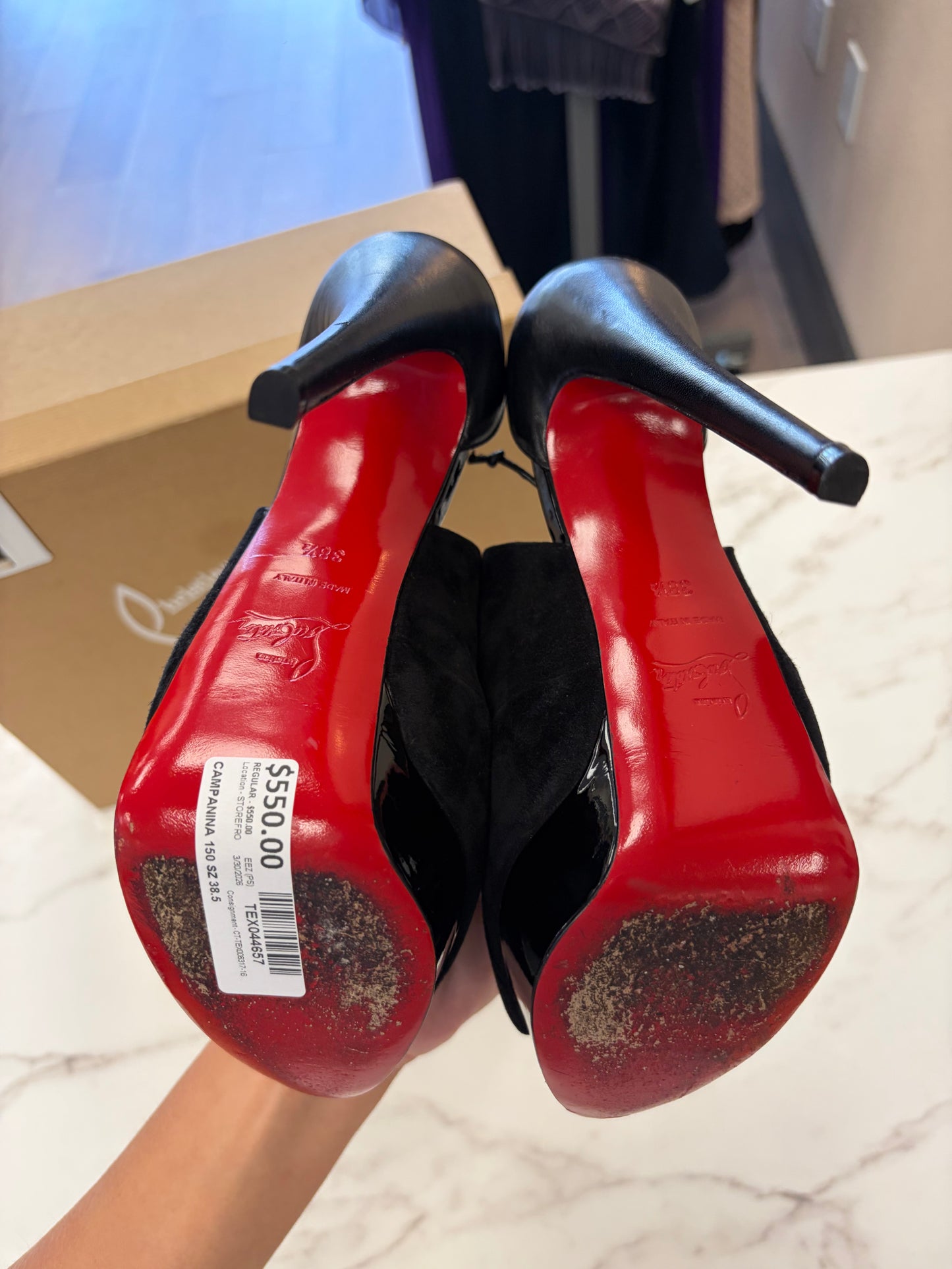 Christian Louboutin CAMPANINA 150 SIZE 38.5 #24