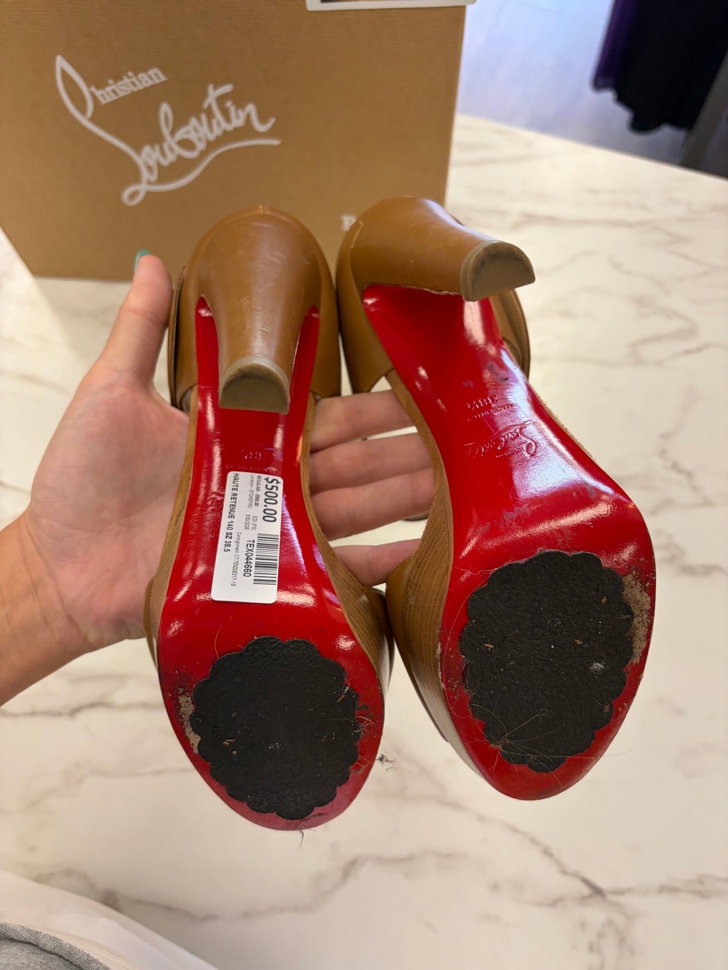 Christian Louboutin HAUTE RETENUE 140 SIZE 38.5 #13