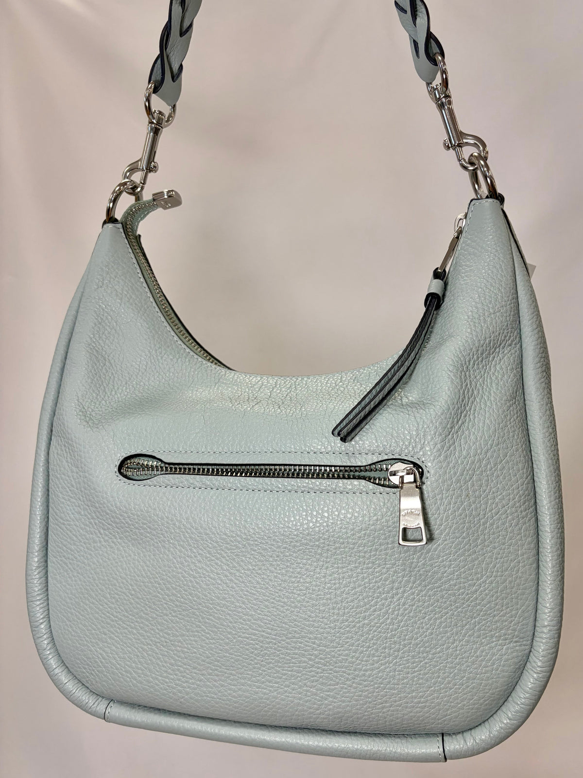 Coach Blue Handbag-Gently Used