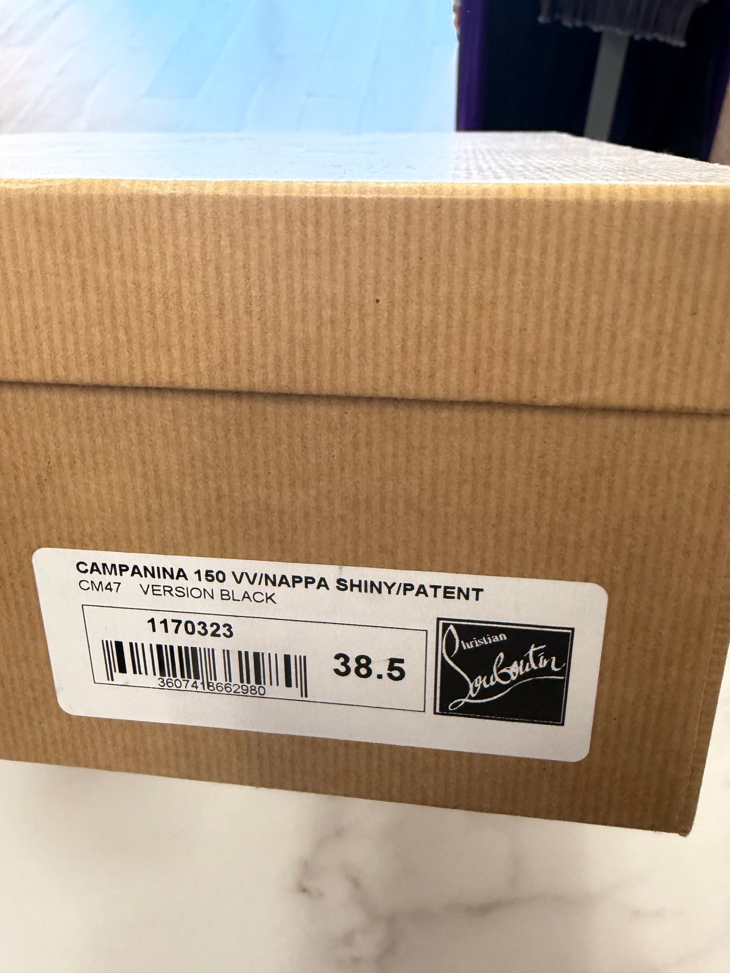 Christian Louboutin CAMPANINA 150 SIZE 38.5 #24