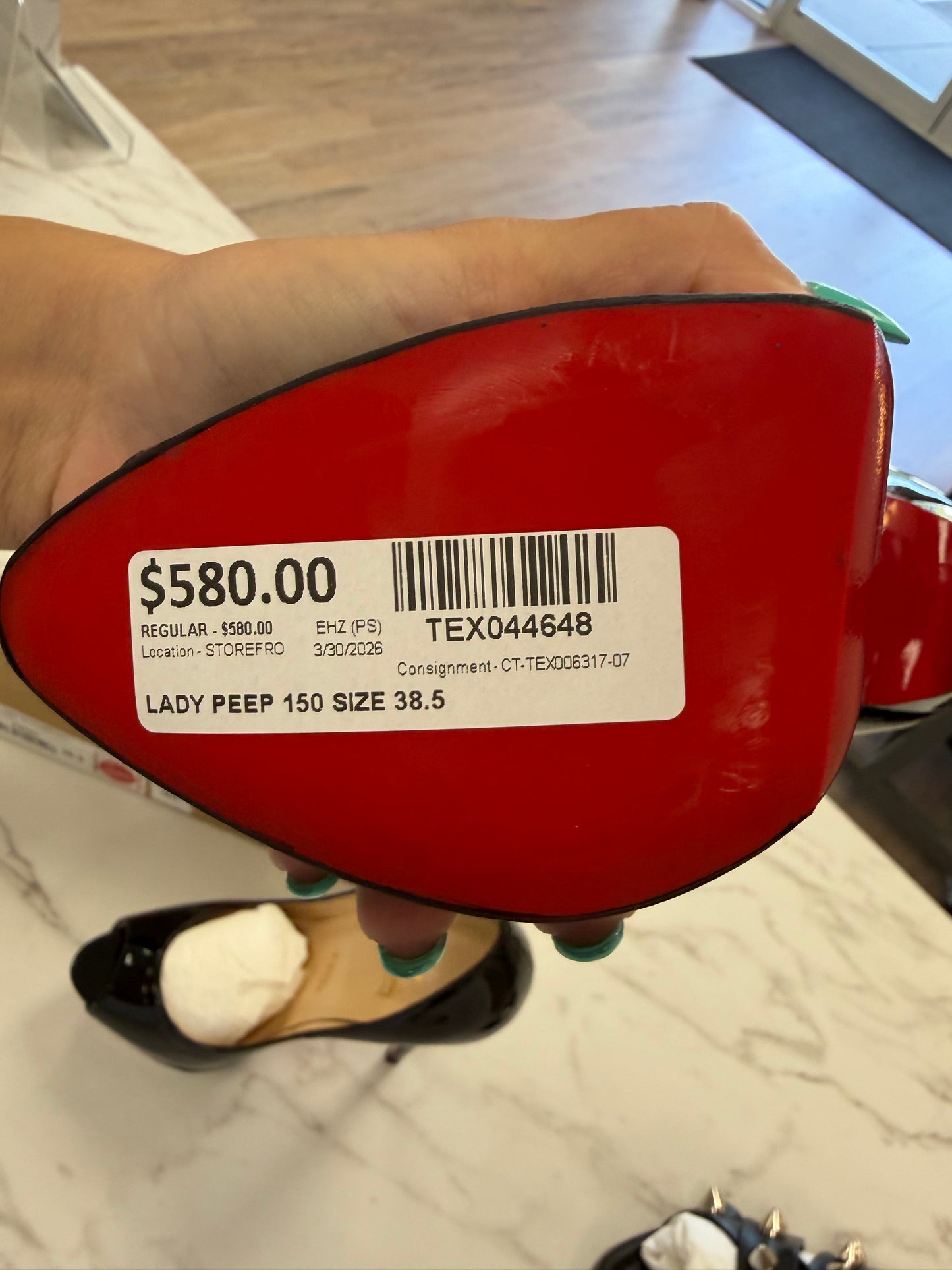 Christian Louboutin LADY PEEP 150 SIZE 38.5 #3