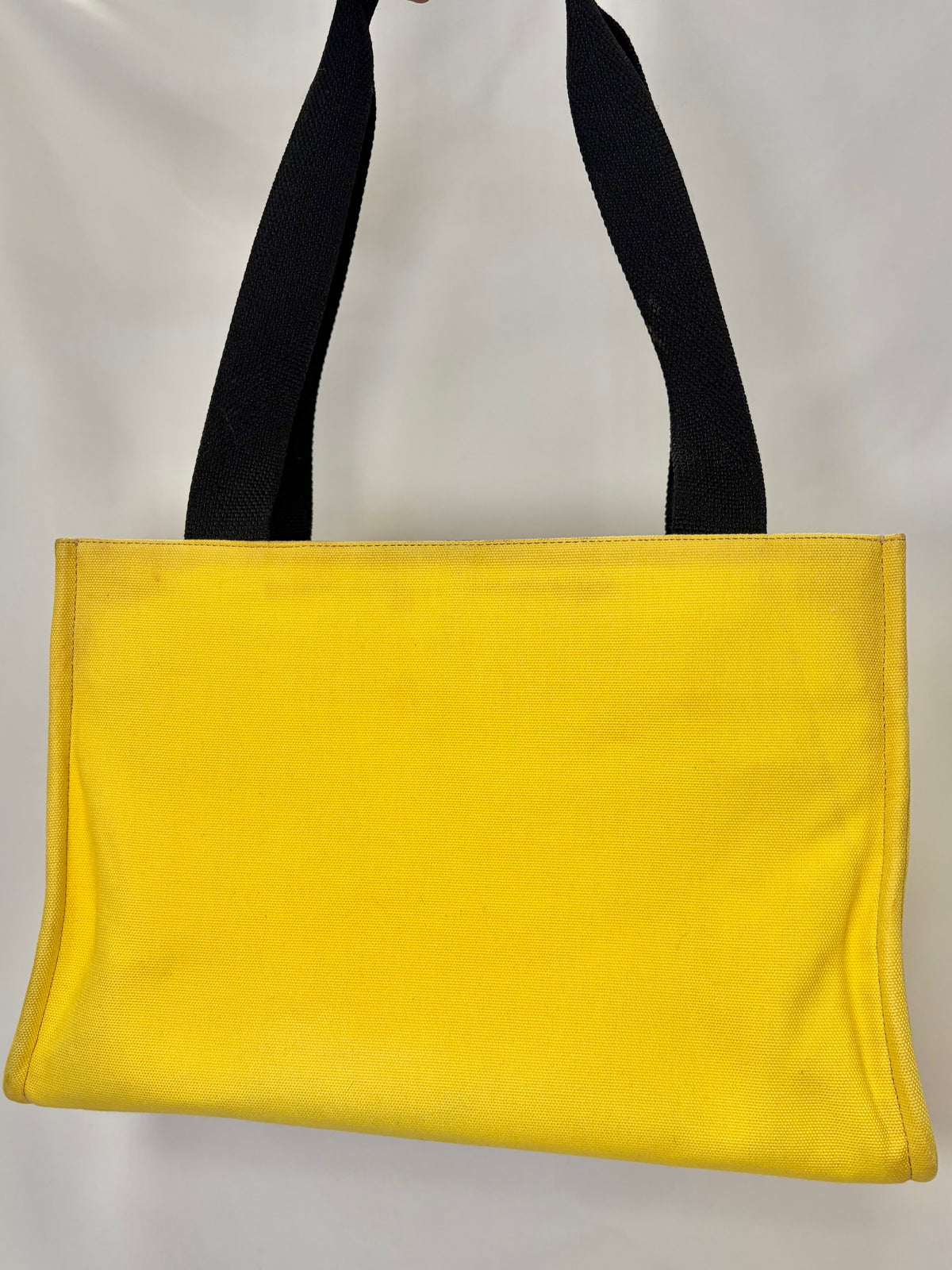 Kate Spade Yellow Canvas Tote-Gently Used
