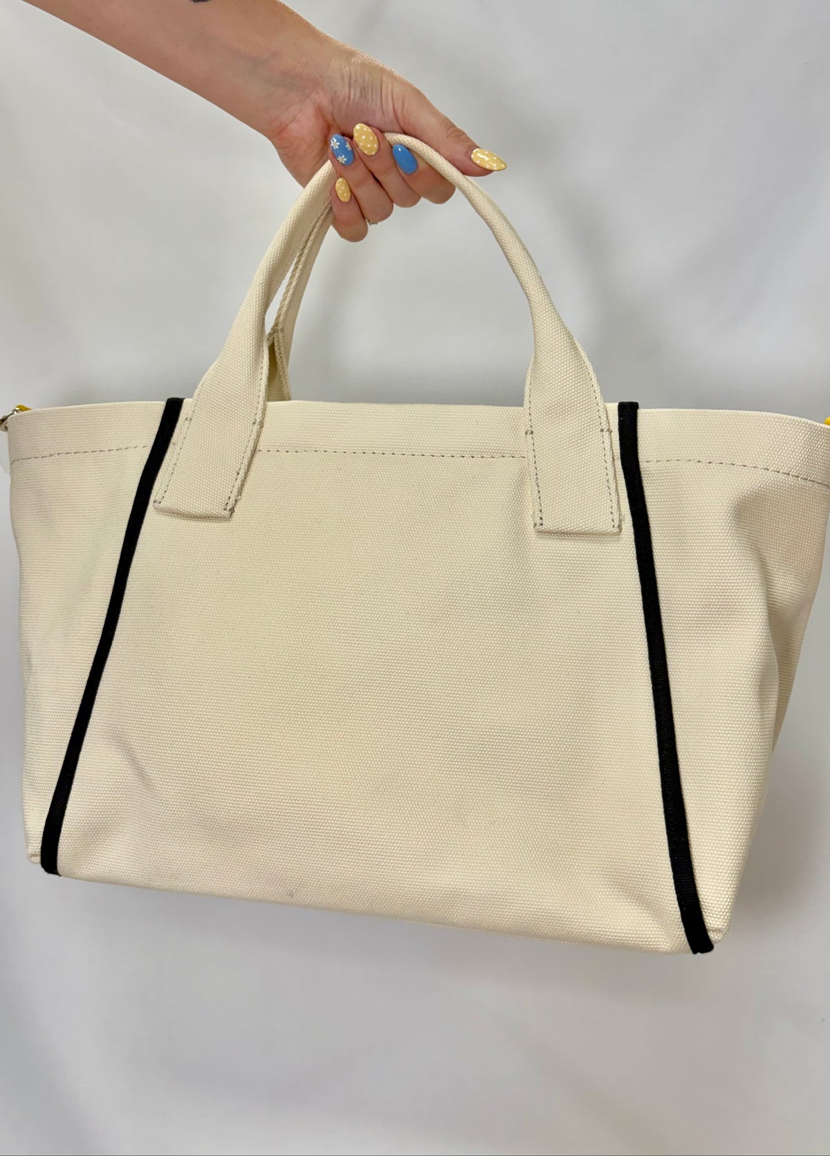 Kate Spade Taxi Canvas Tote Bag-Gently Used