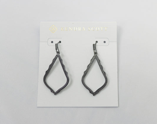 Kendra Scott Black Earrings W Box