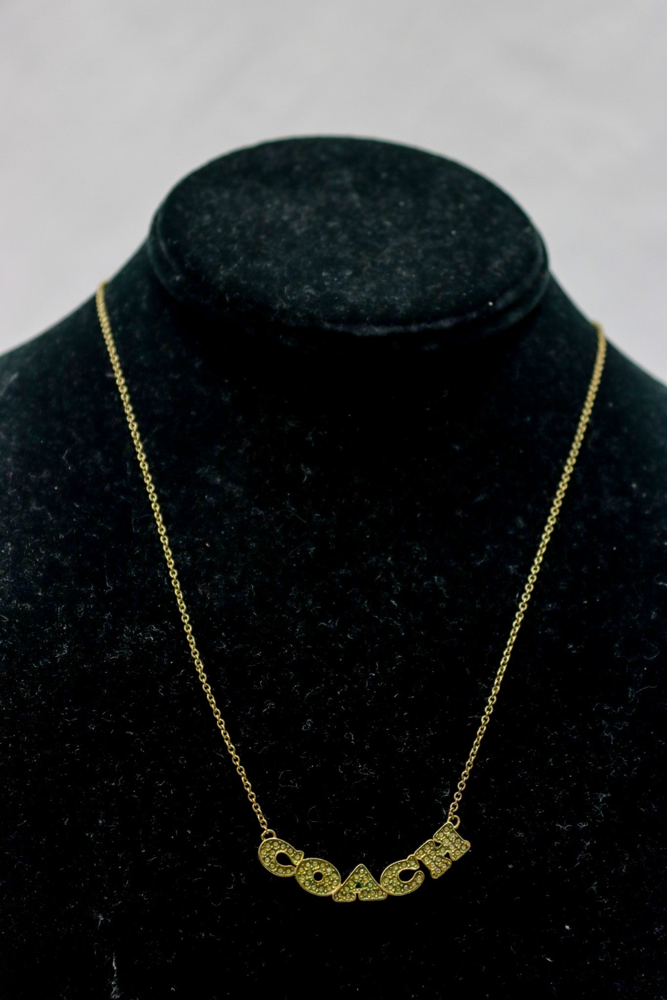 Gold Coach Necklace