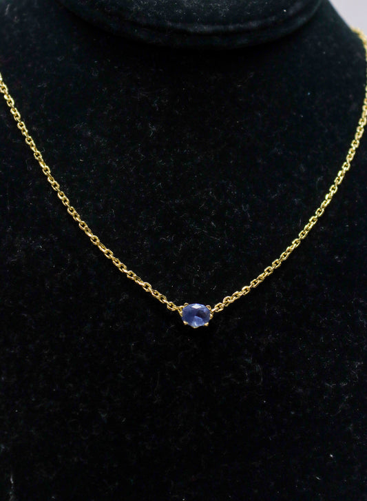 Kendra Scott Gold/Blue Necklace