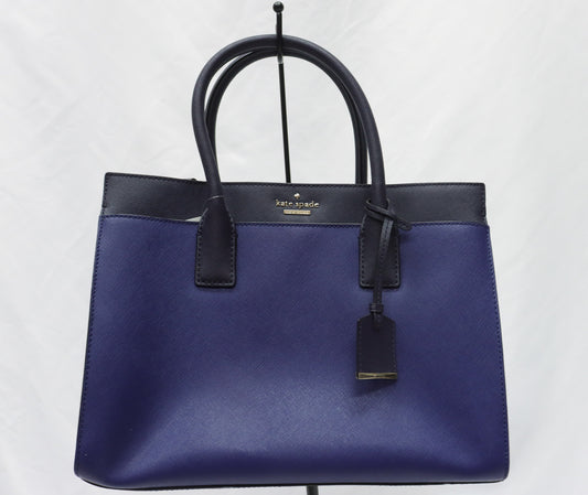 Kate Spade Blue Color block Handbag