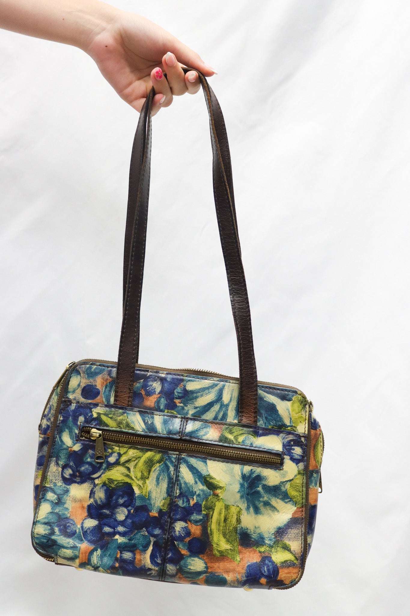 Patricia Nash Blue Pattern Bag