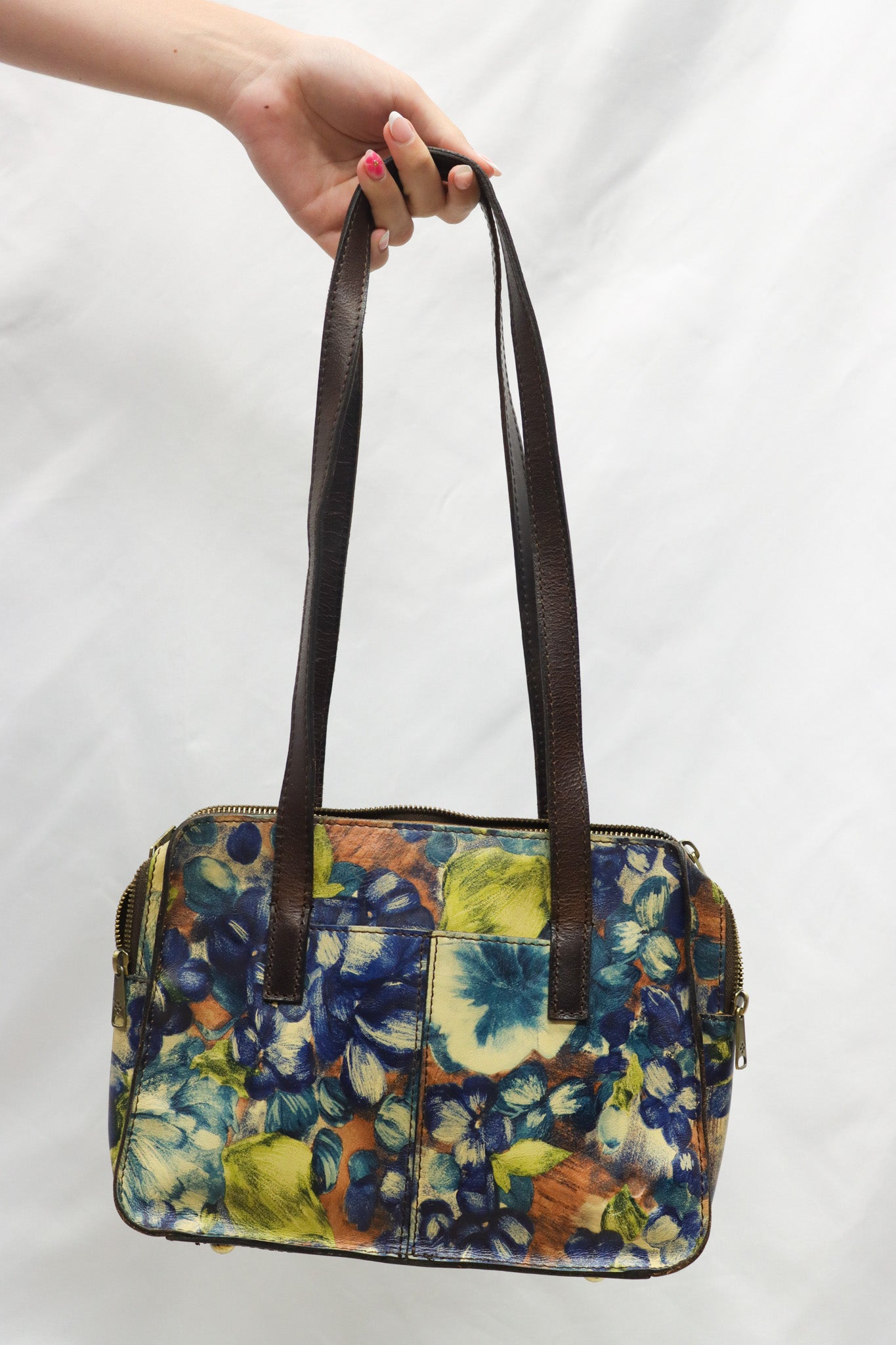 Patricia Nash Blue Pattern Bag