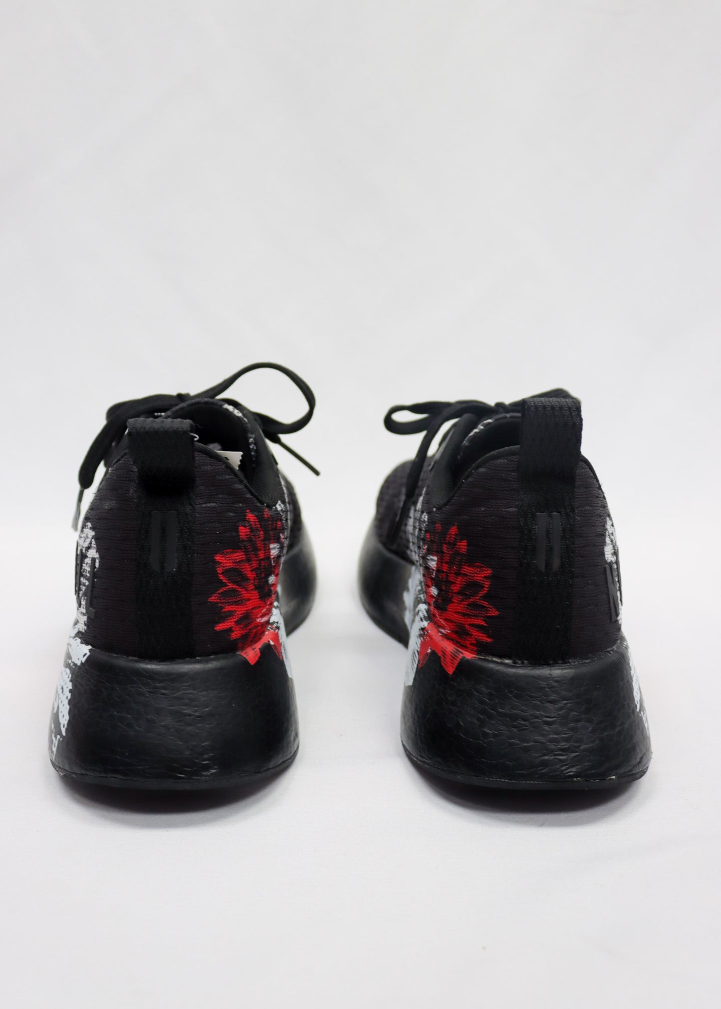 No Bull Black/ Red Sneakers Size 9