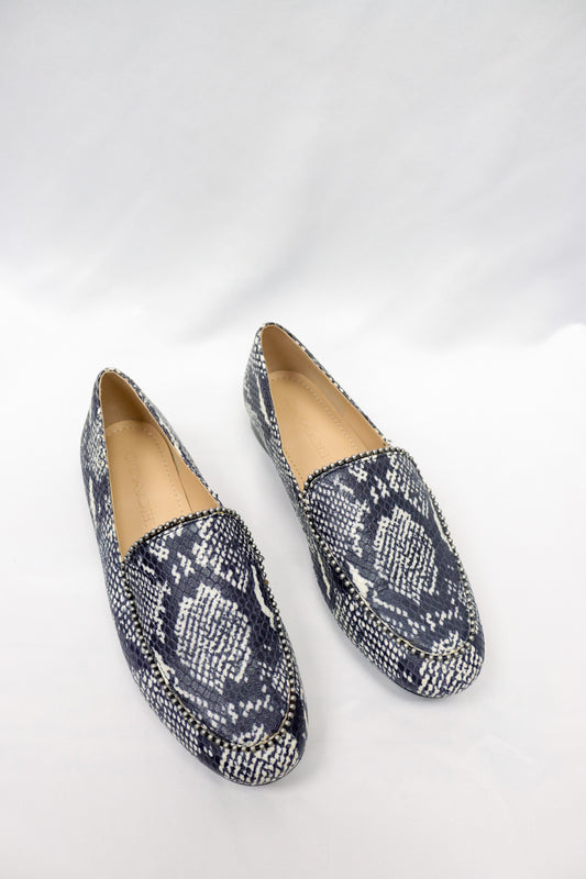 Coach Snake Skin Harper Flats Size 6