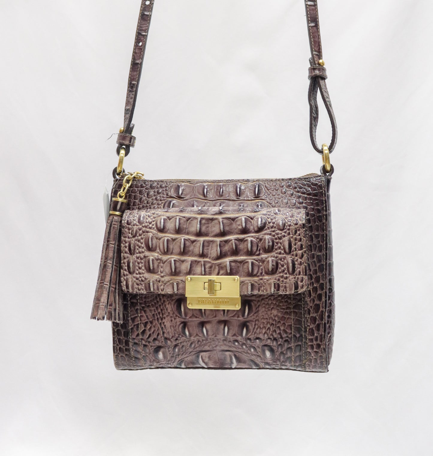 Brahmin Purple Crossbody Bag