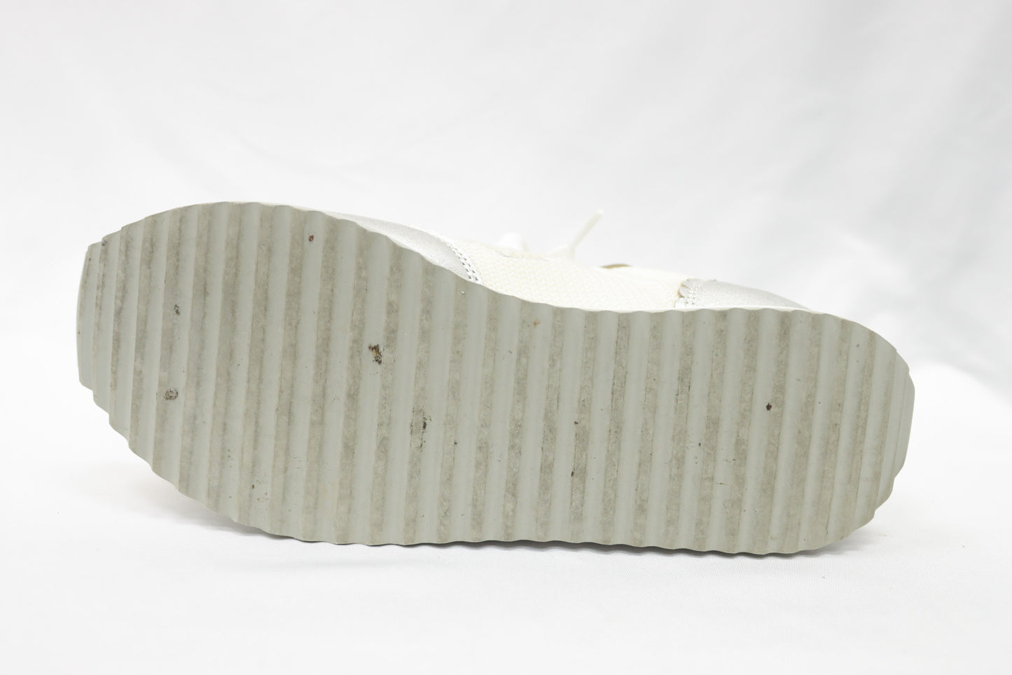 Kate Spade Silver Sneakers Size 7.5 W Box