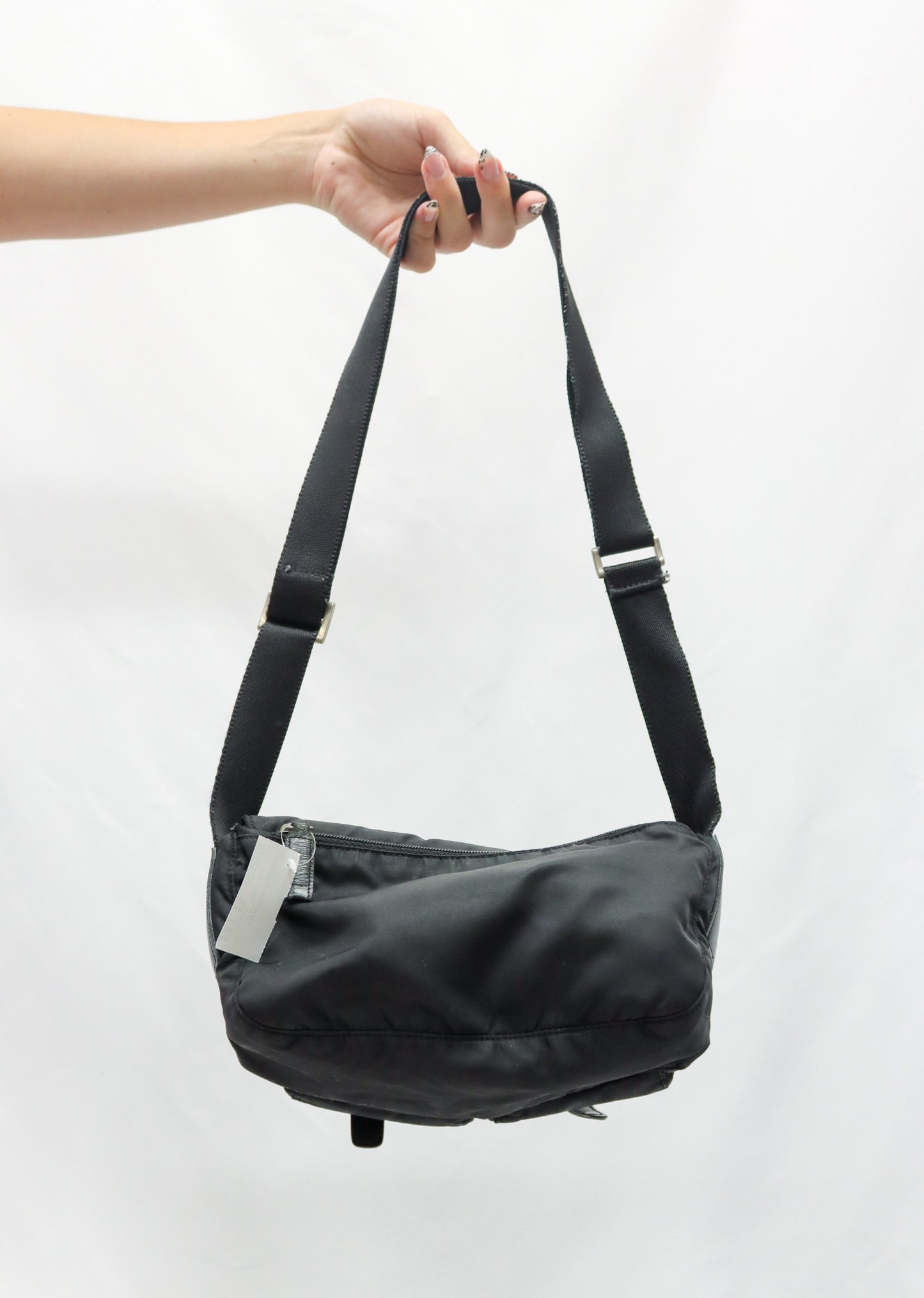 Prada Black Nylon Handbag